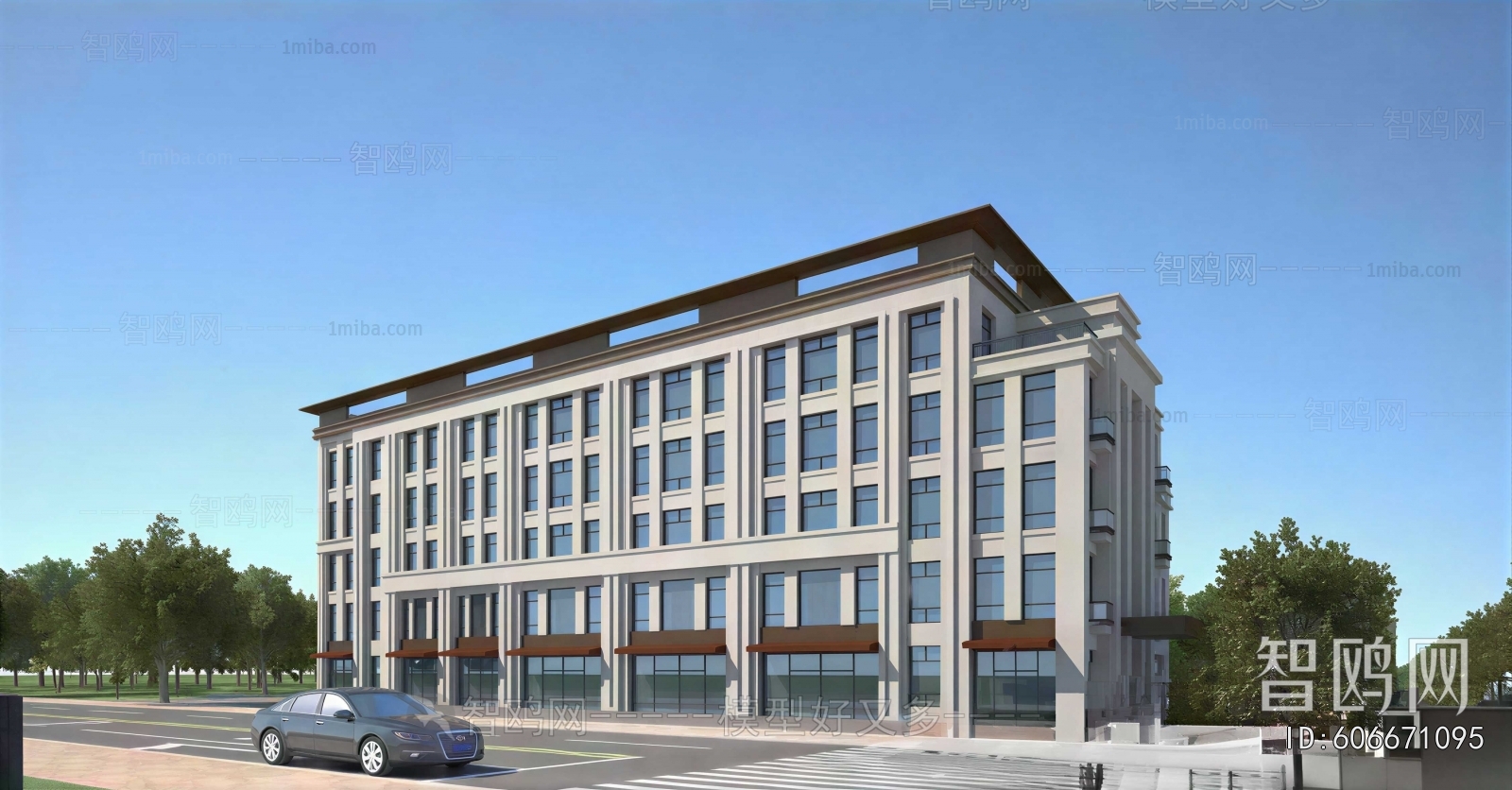 Modern Appearance Of Commercial Building