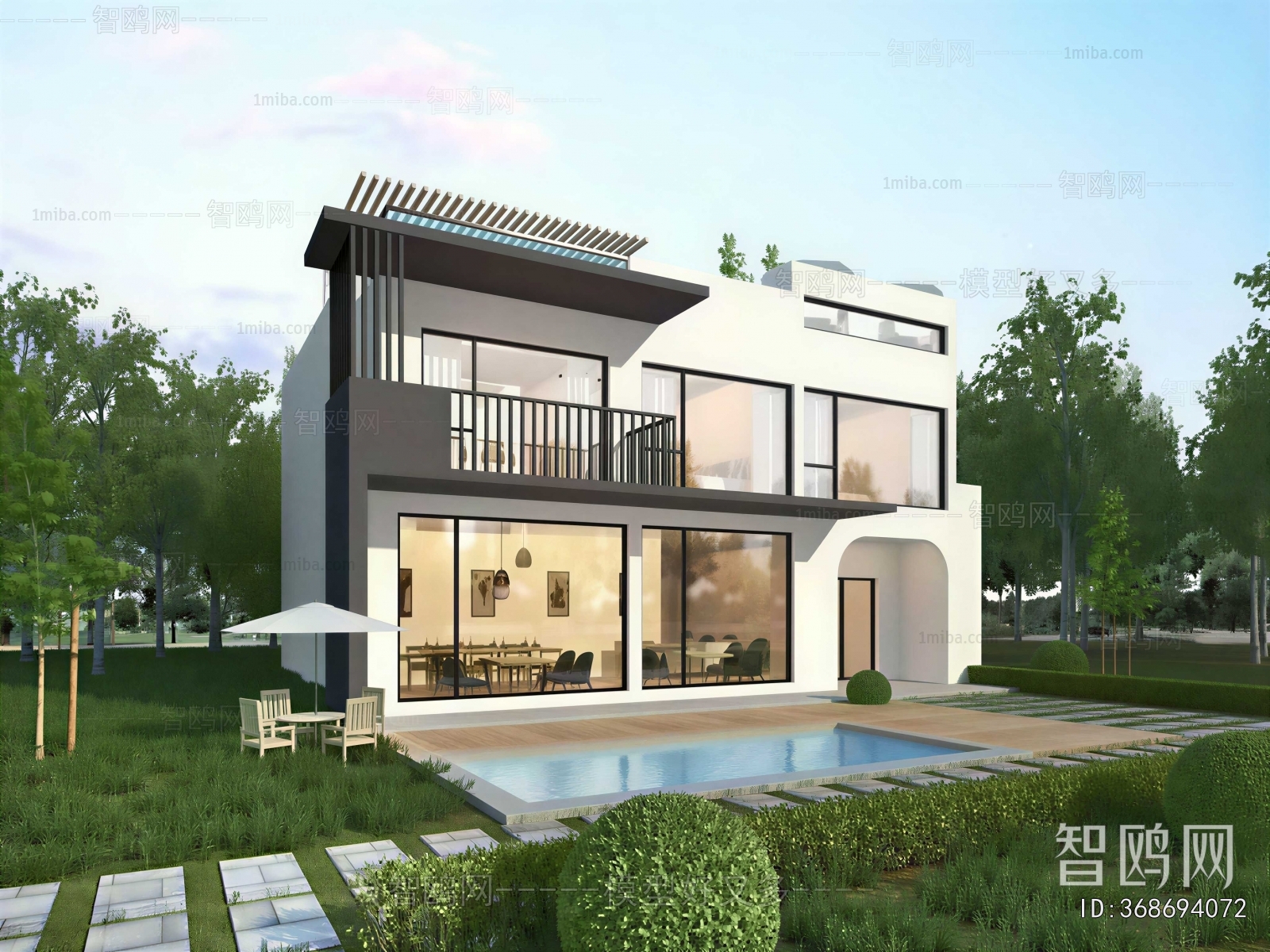 New Chinese Style Detached Villa