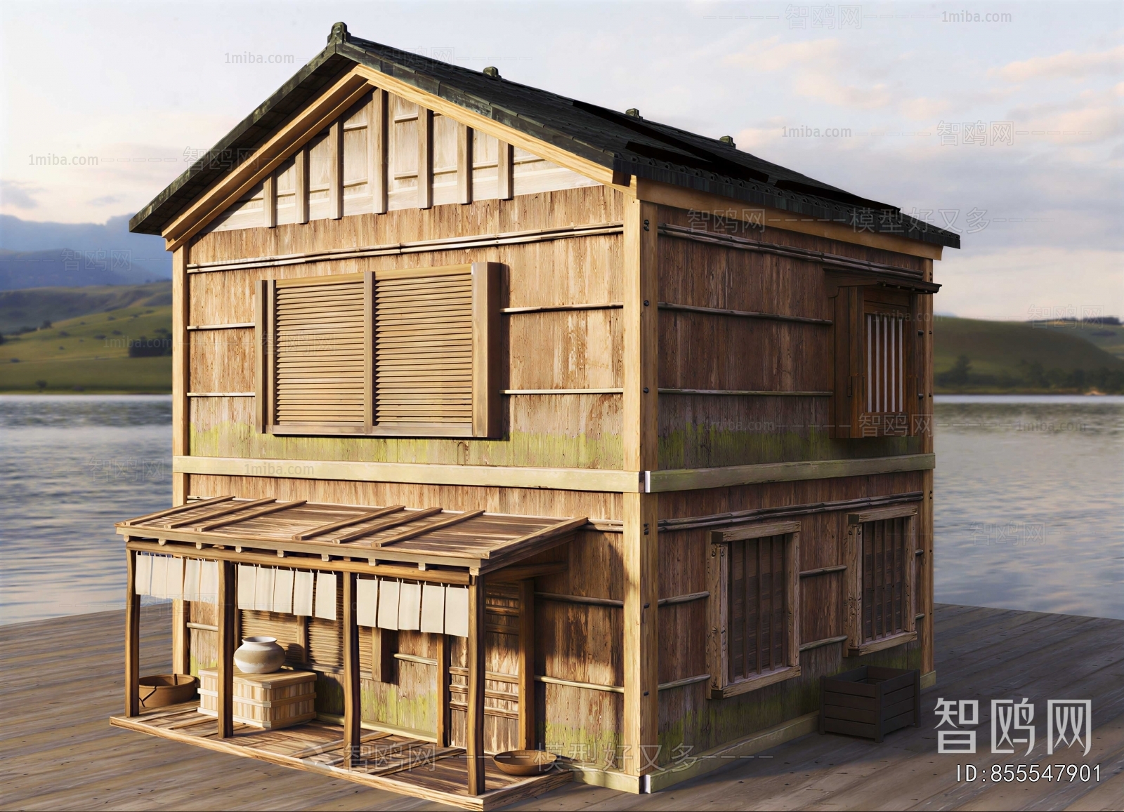 New Chinese Style Building Appearance