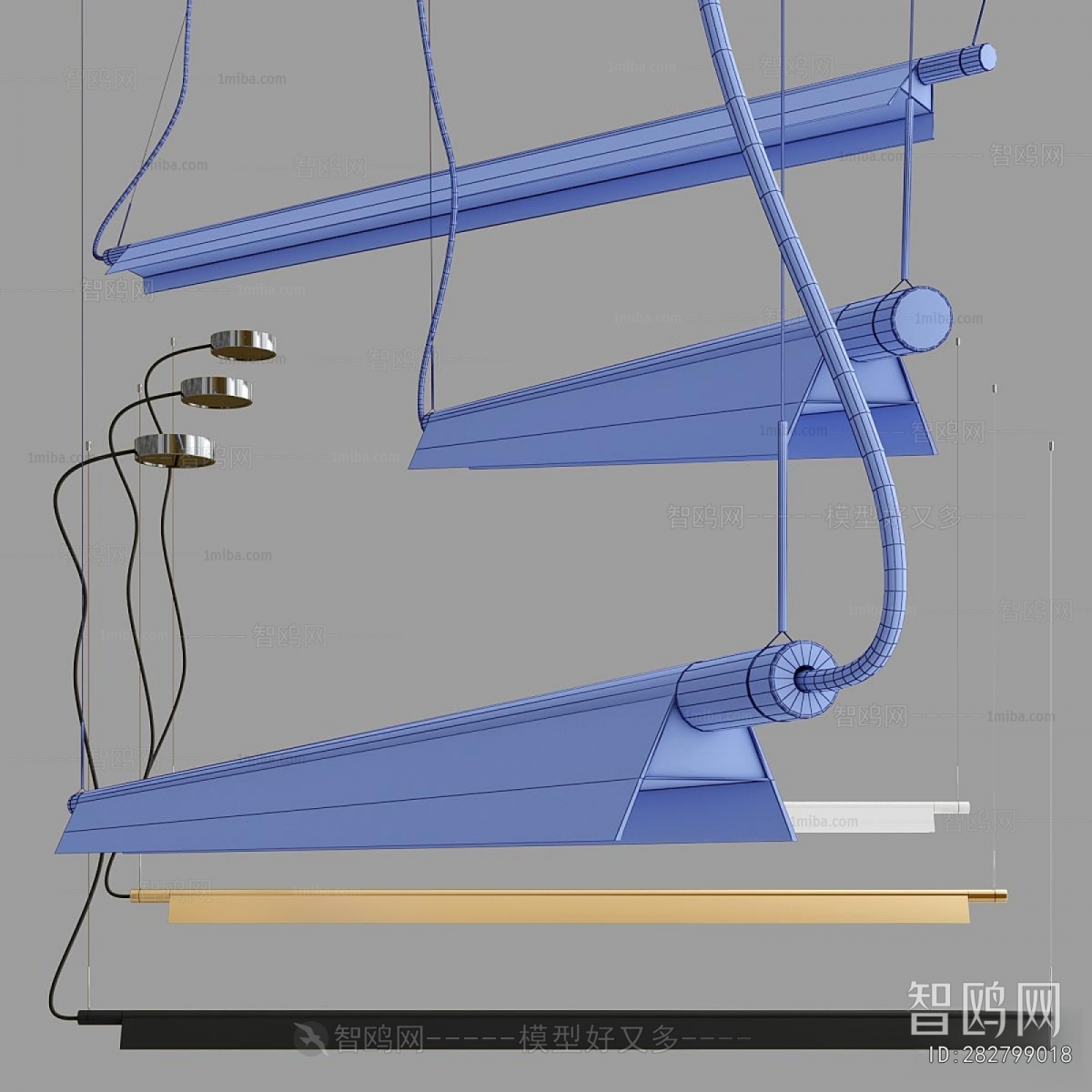 Modern Long Chandelier