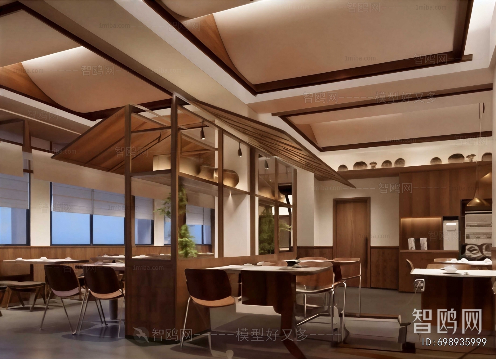 New Chinese Style Dining Room
