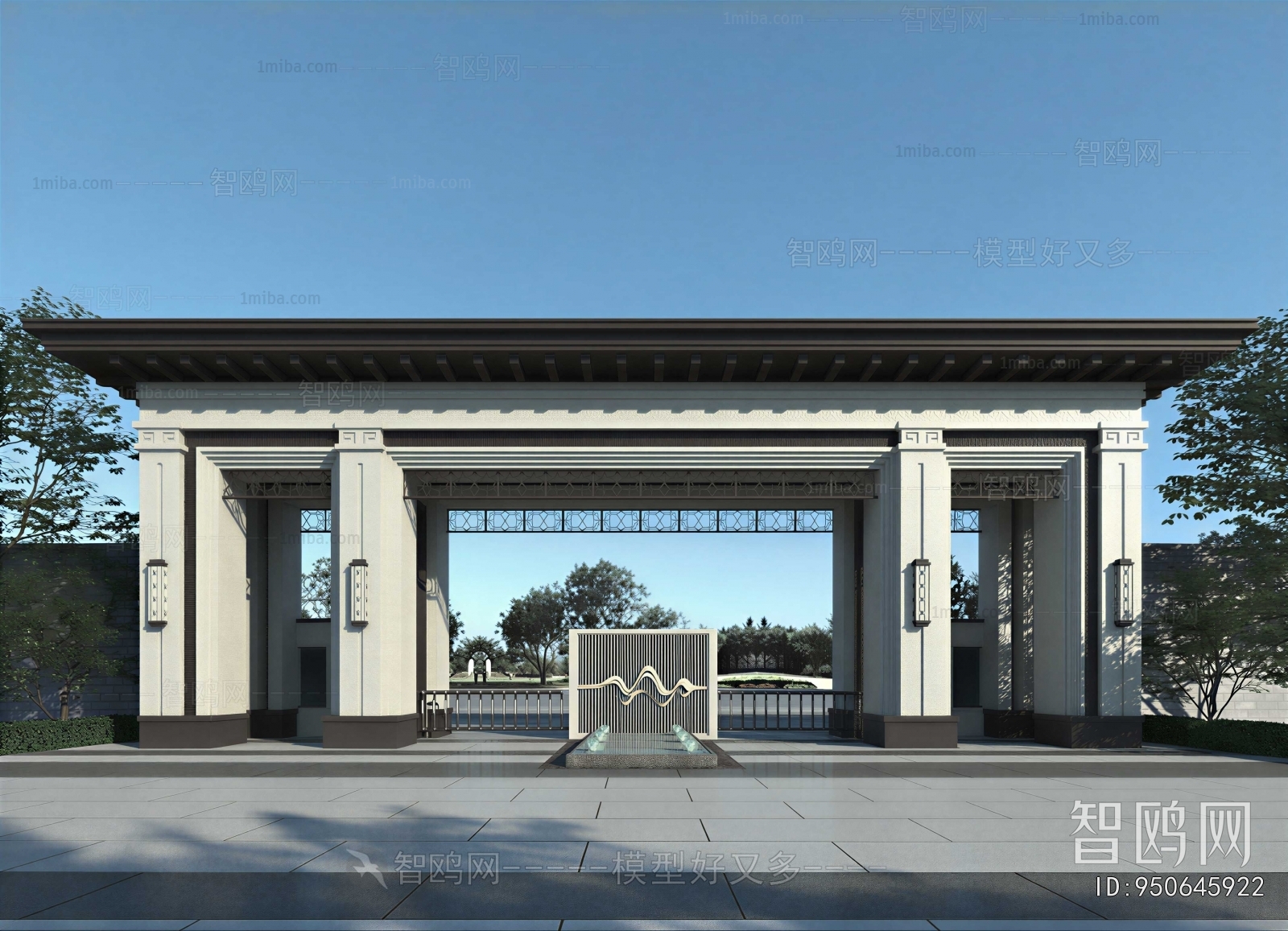 New Chinese Style Facade Element