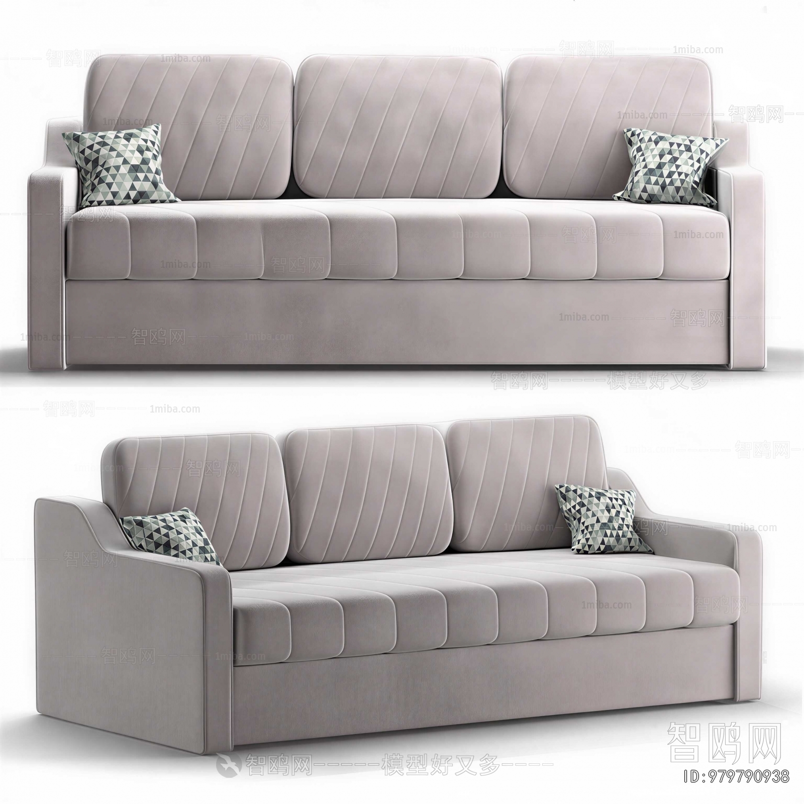 Modern Three-seat Sofa