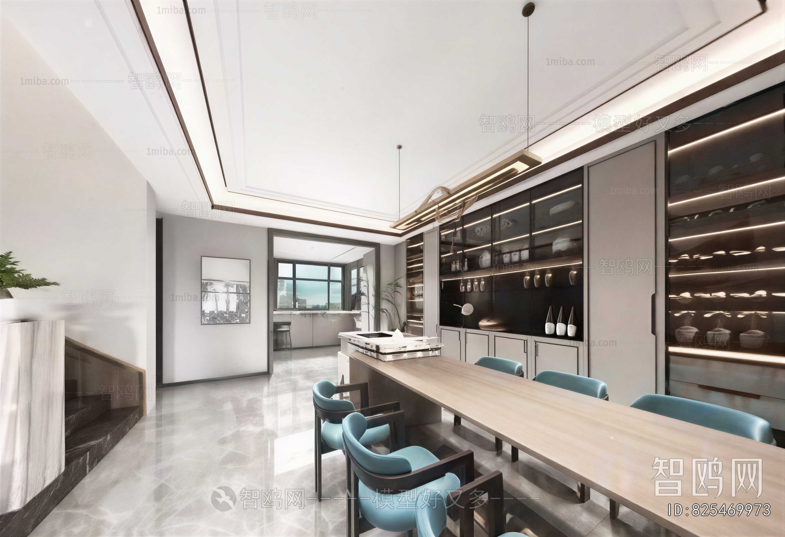 New Chinese Style Dining Room