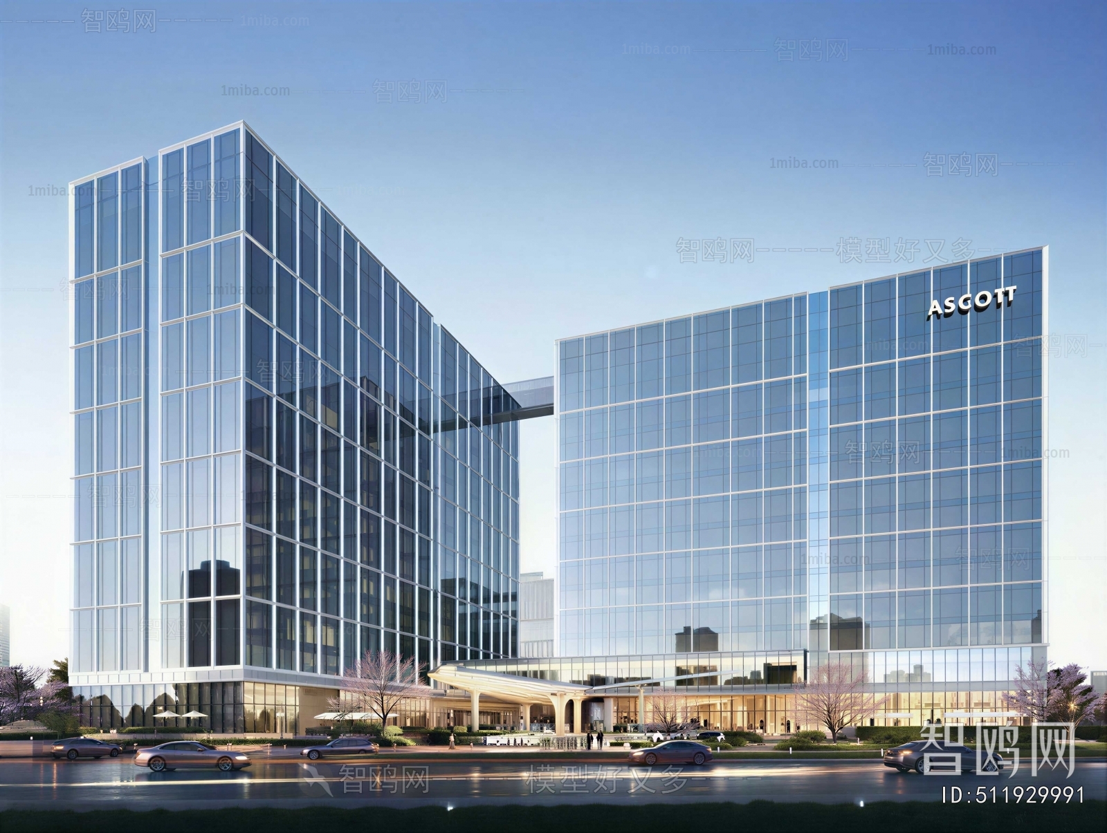 Modern Appearance Of Commercial Building
