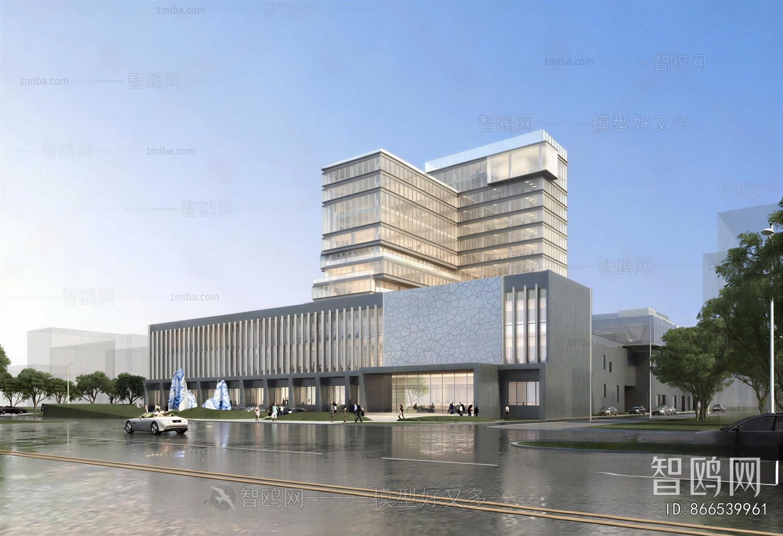 Modern Appearance Of Commercial Building