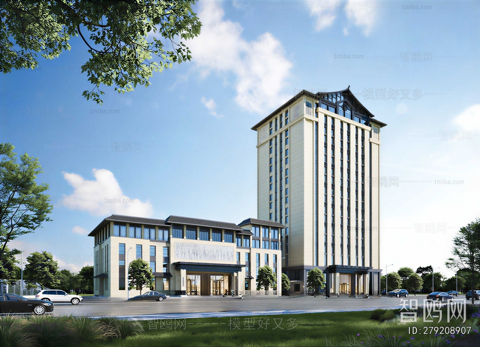 Modern Appearance Of Commercial Building