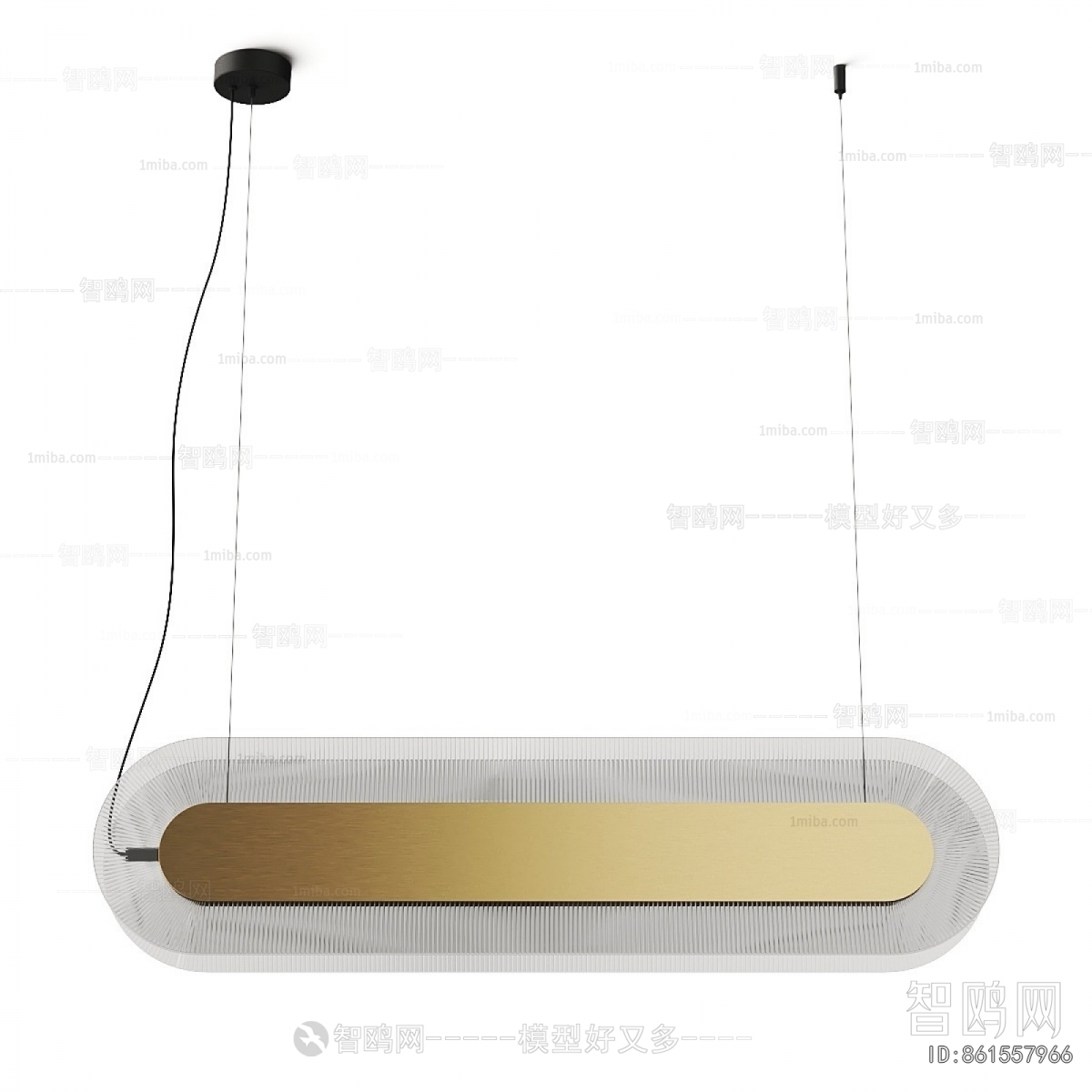 Modern Long Chandelier