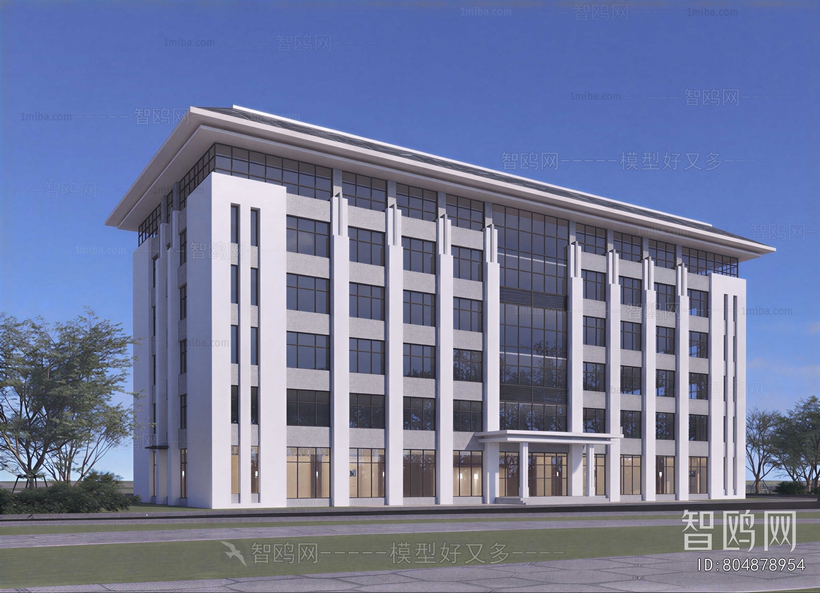Modern Appearance Of Commercial Building