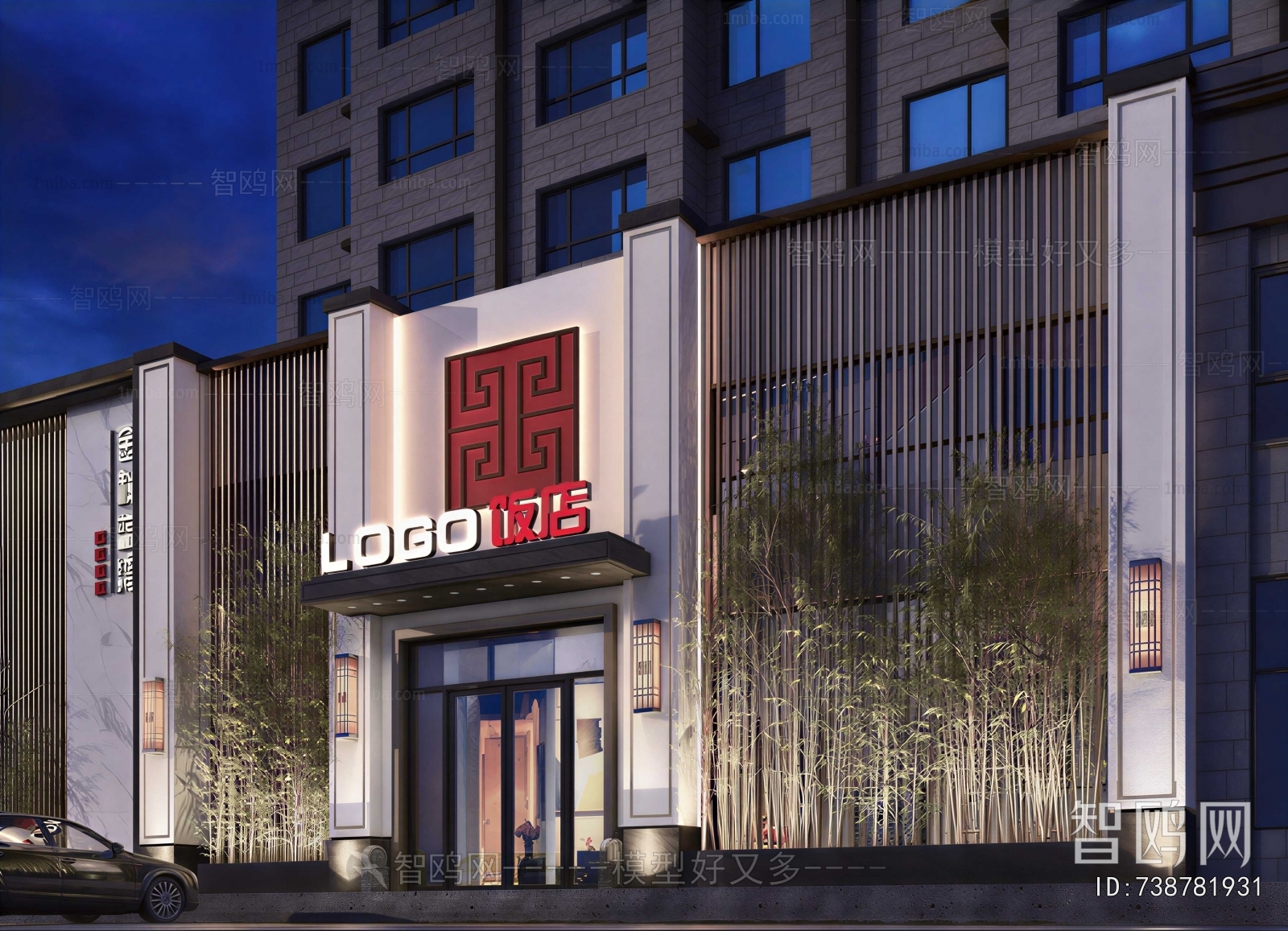 New Chinese Style Facade Element