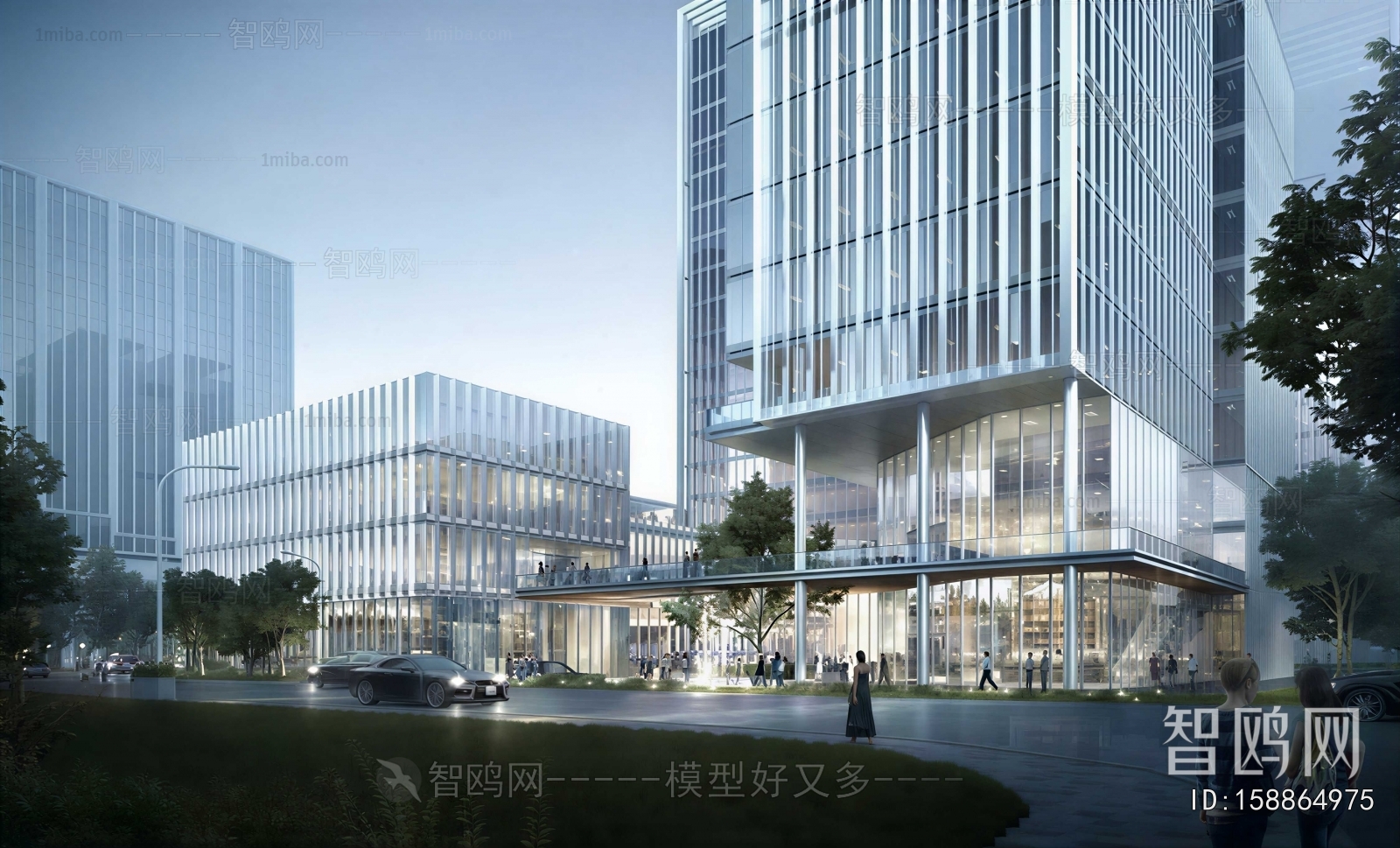 Modern Appearance Of Commercial Building