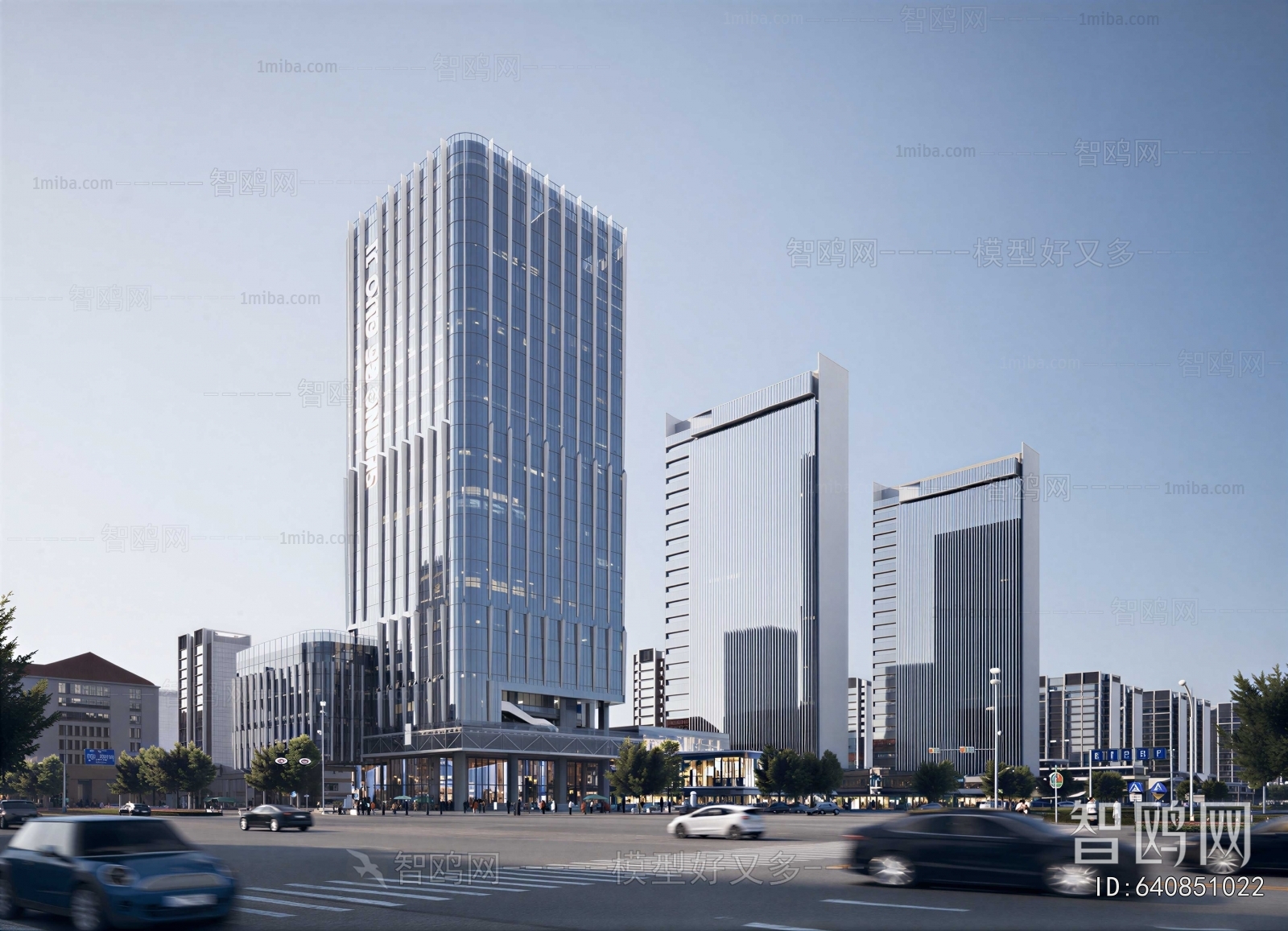 Modern Appearance Of Commercial Building