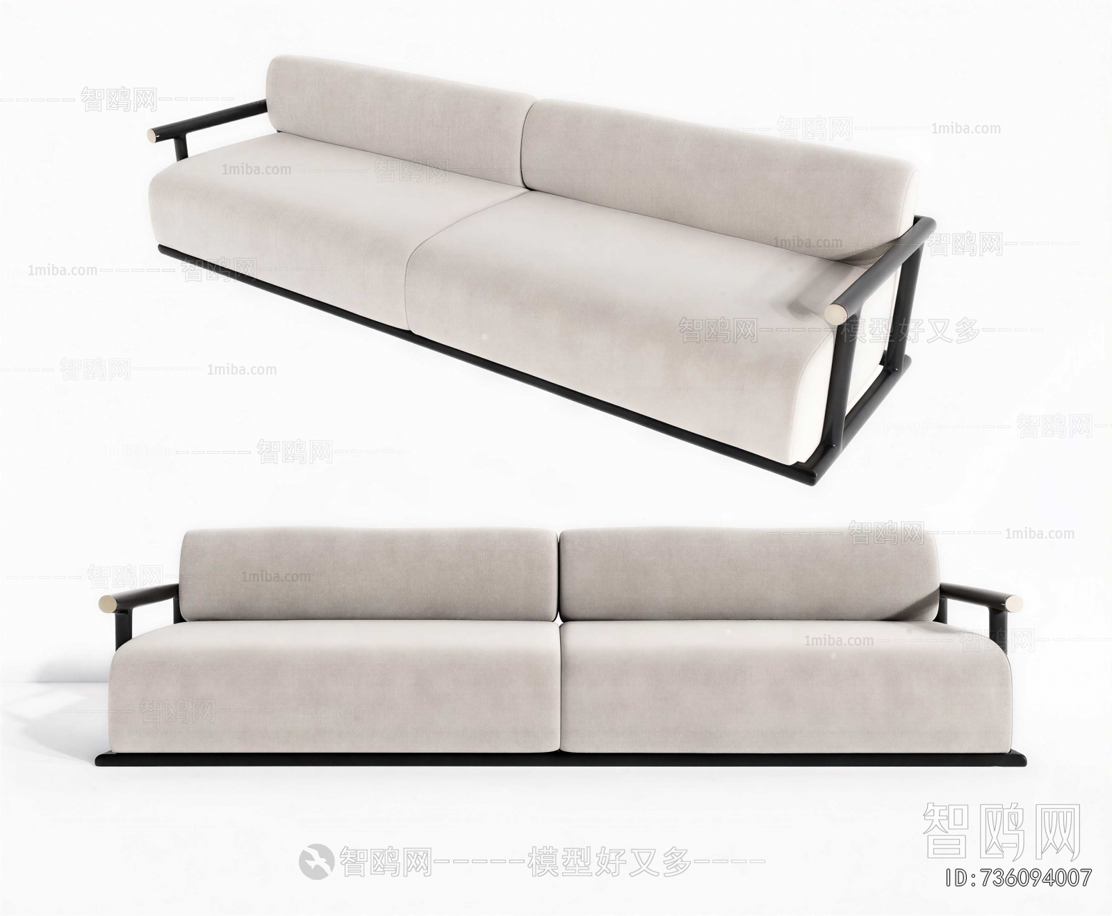 New Chinese Style Multi Person Sofa