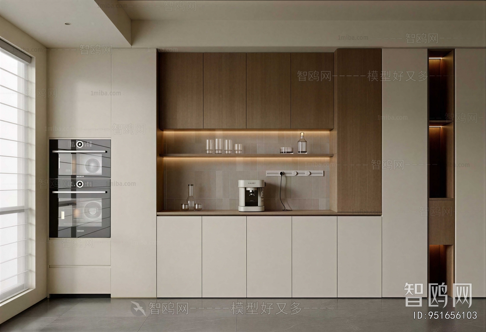 Modern Wabi-sabi Style Sideboard
