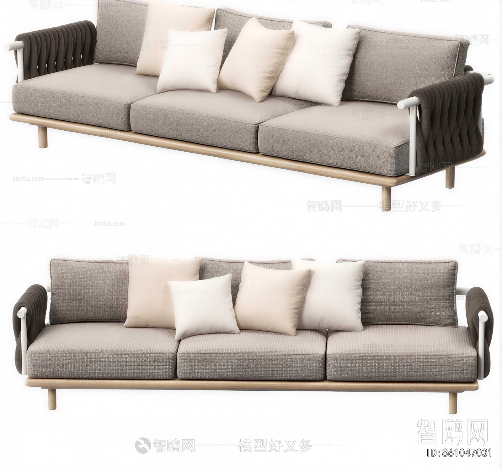 Modern Three-seat Sofa