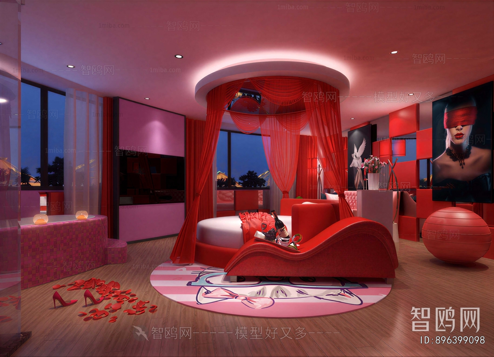 Modern Guest Room