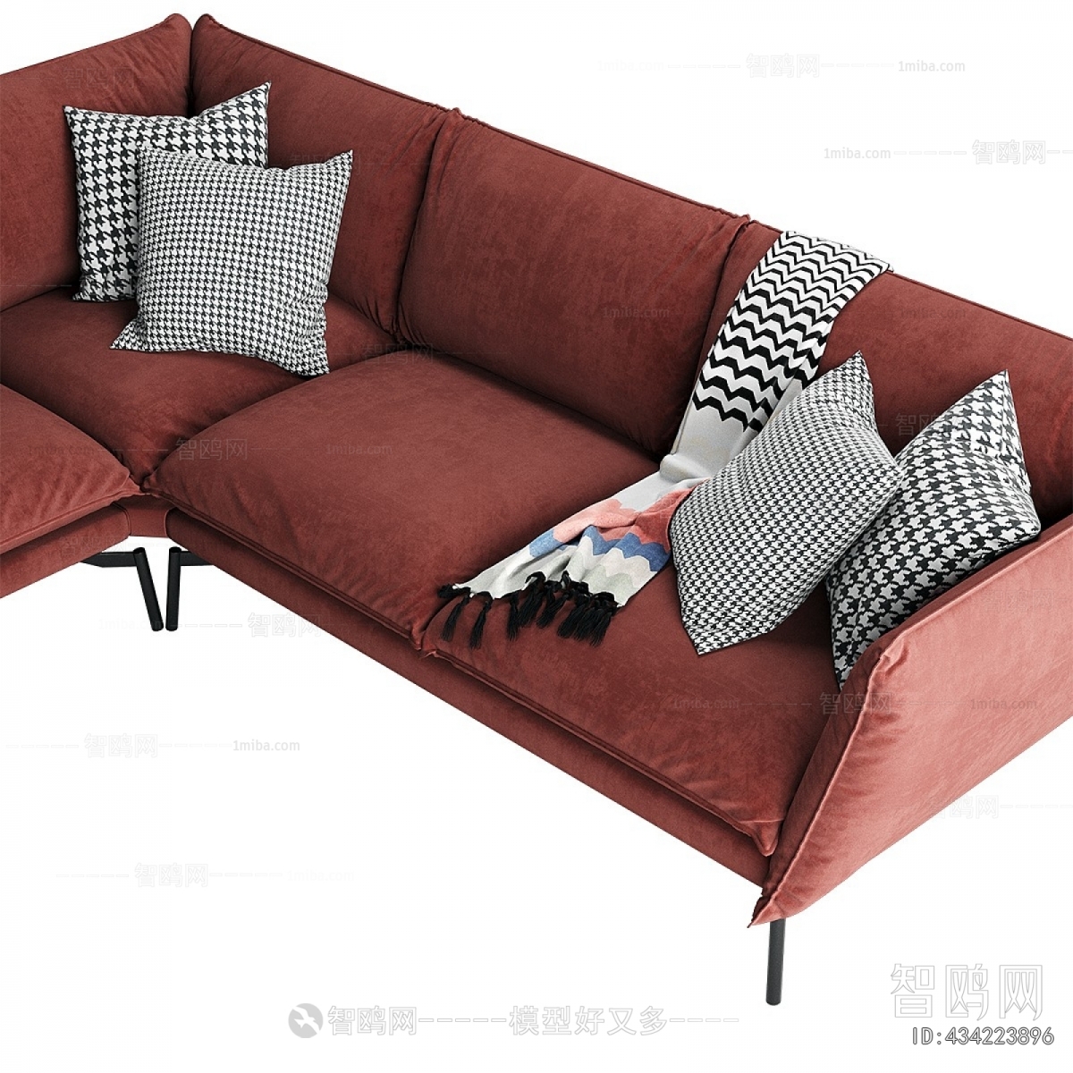 Modern Multi Person Sofa