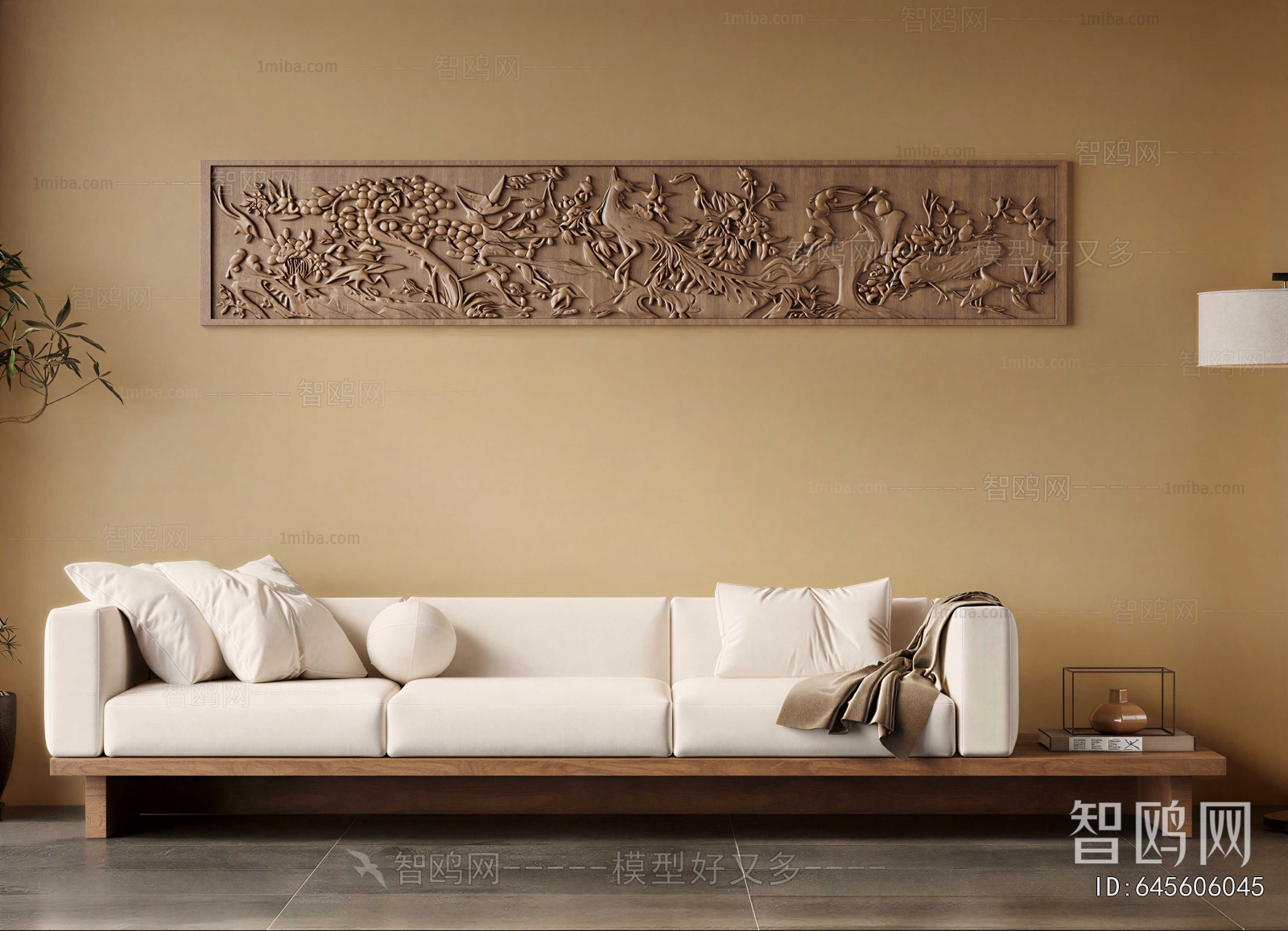 Modern Three-seat Sofa