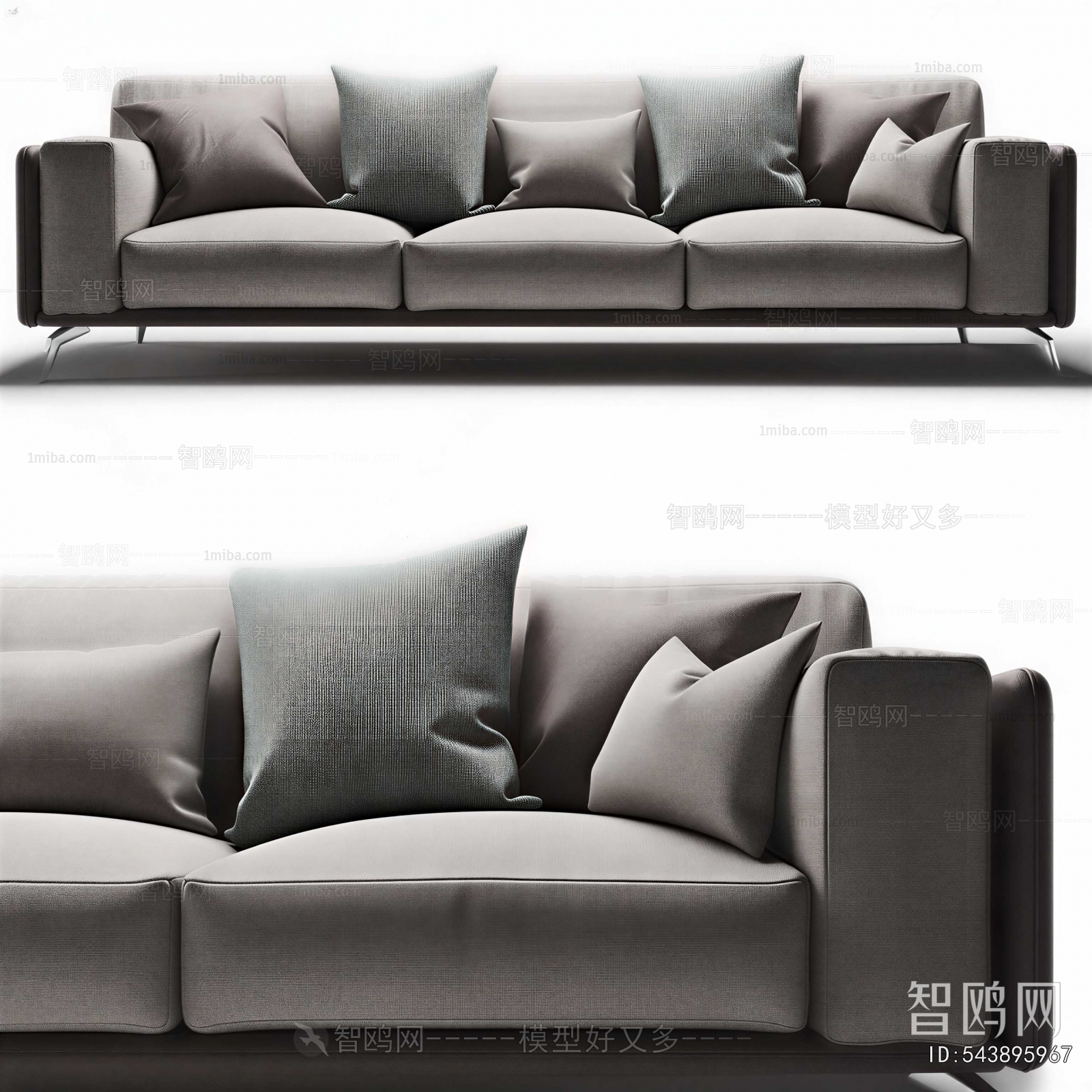 Modern Three-seat Sofa