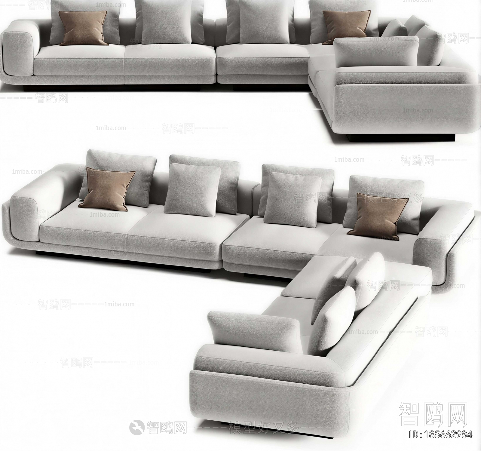 Modern Multi Person Sofa