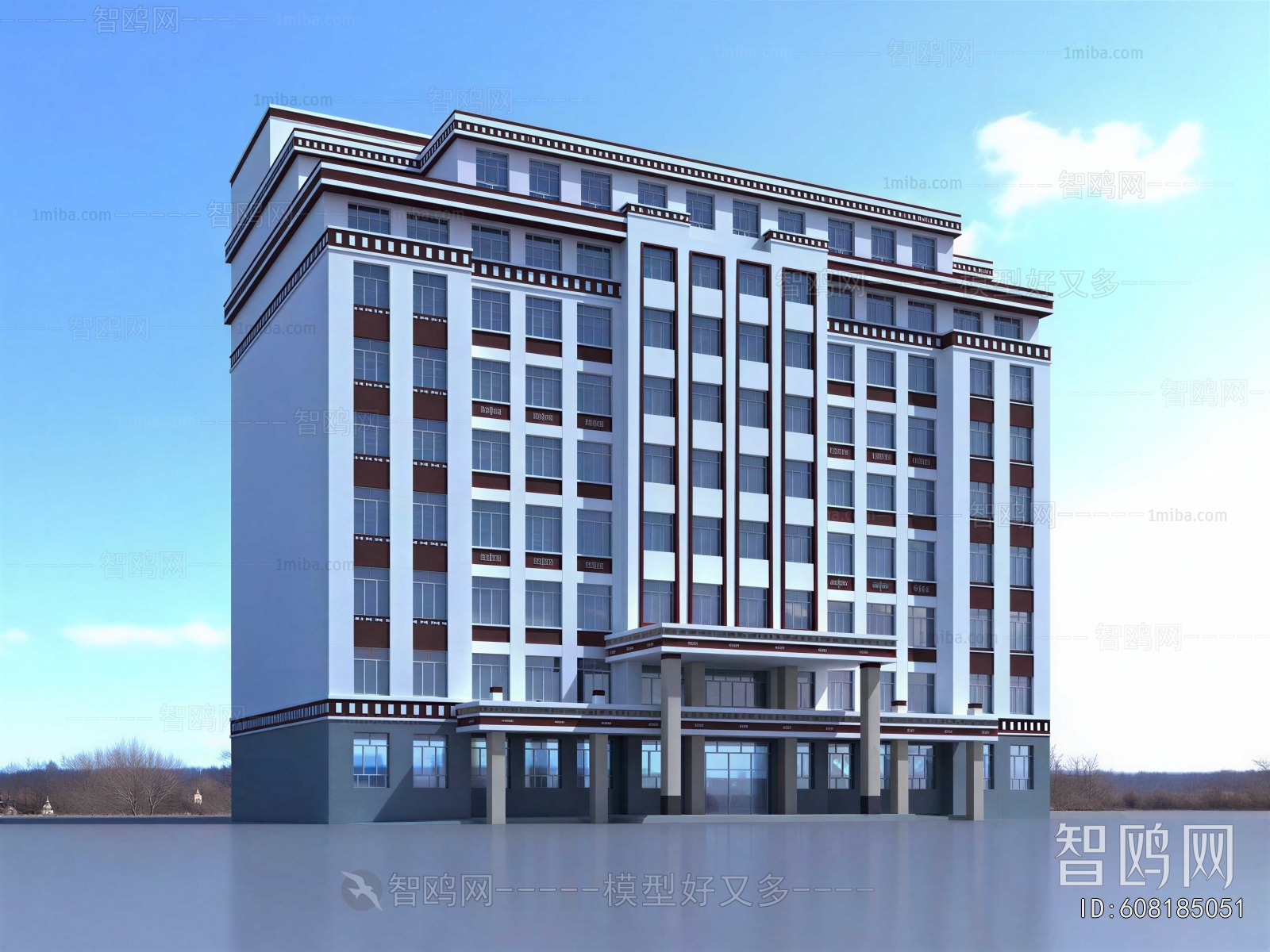 Modern Appearance Of Commercial Building