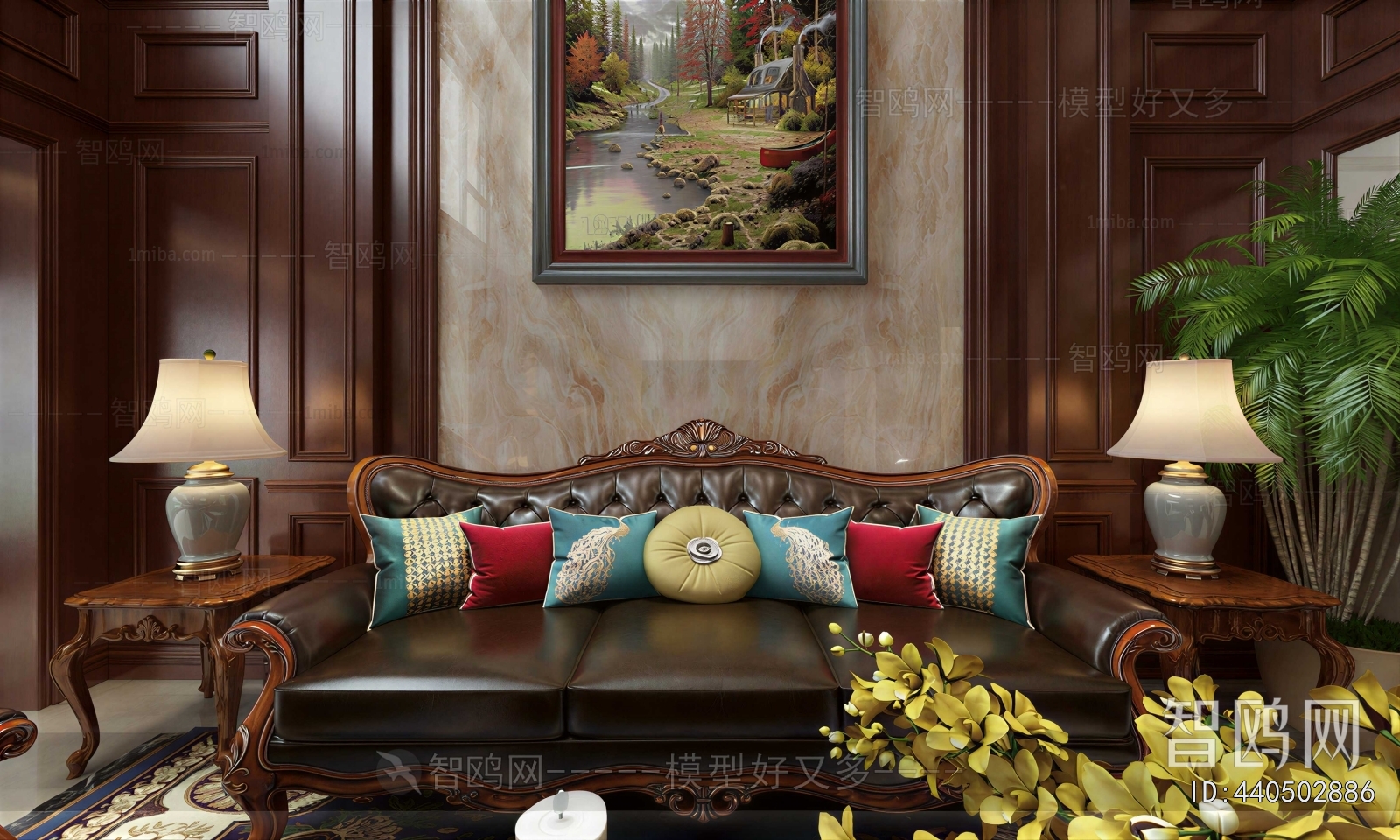 American Style A Living Room