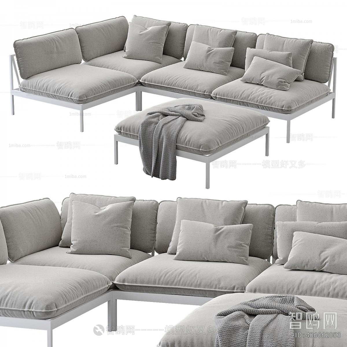 Modern Multi Person Sofa