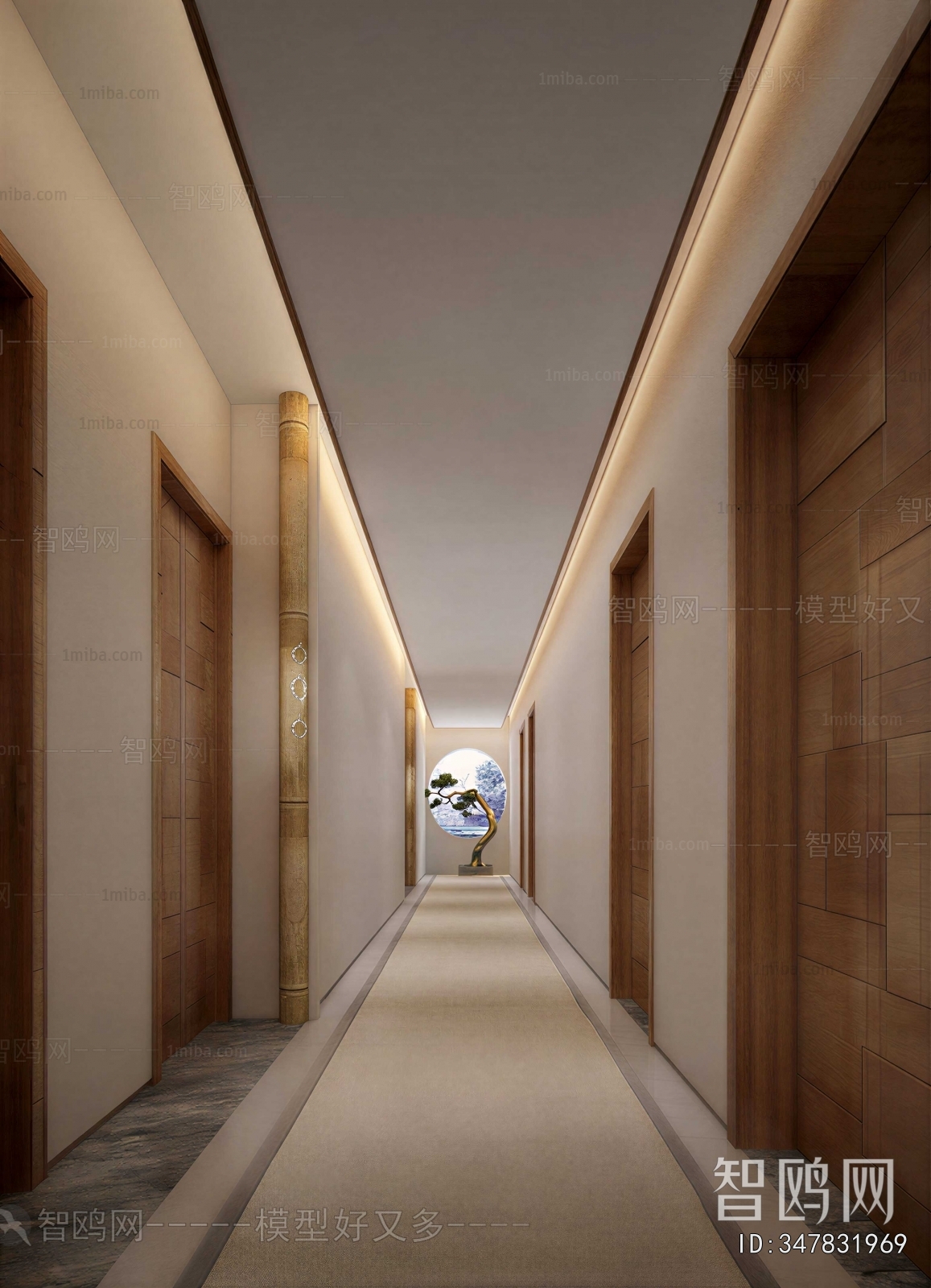 New Chinese Style Corridor