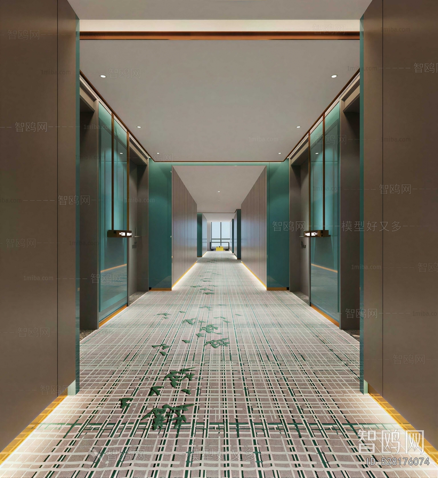 Modern Office Aisle