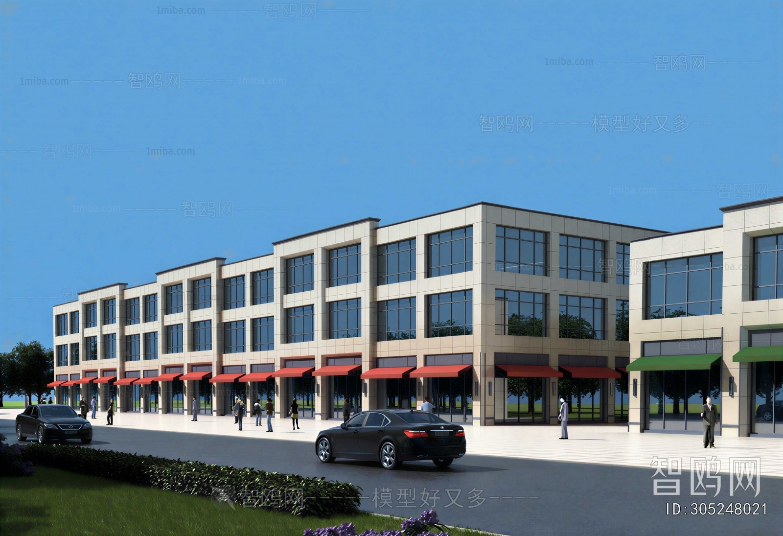 Modern Appearance Of Commercial Building