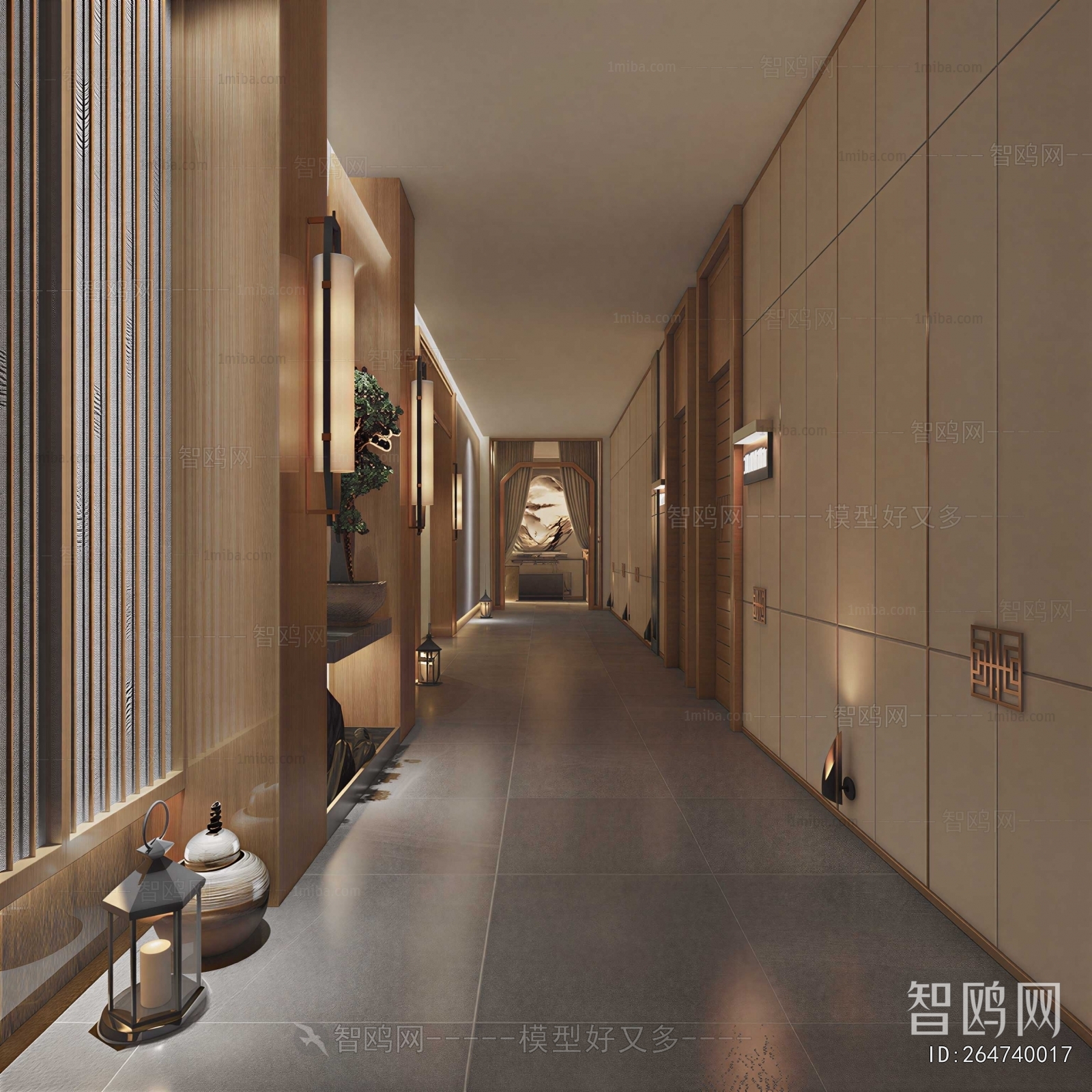 New Chinese Style Corridor