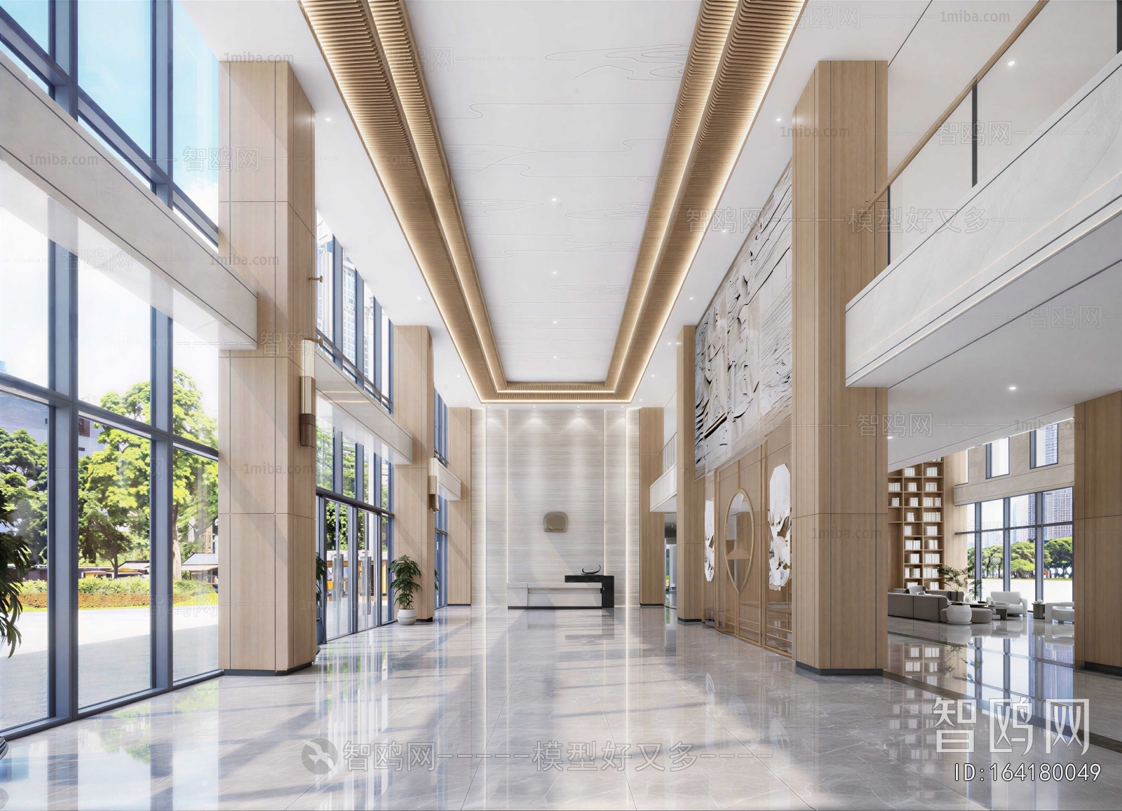 Modern Office Reception Desk