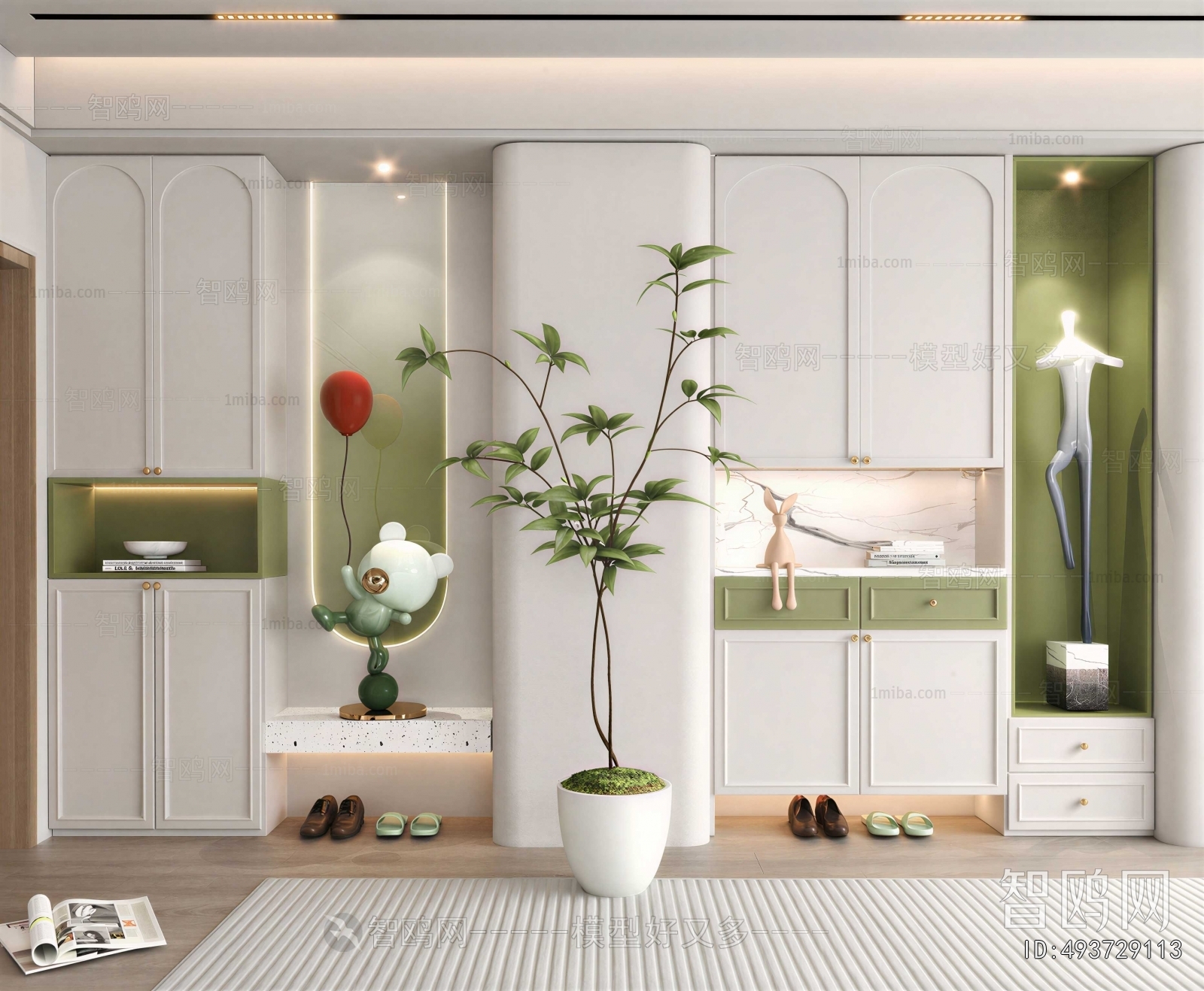 Modern Shoe Cabinet