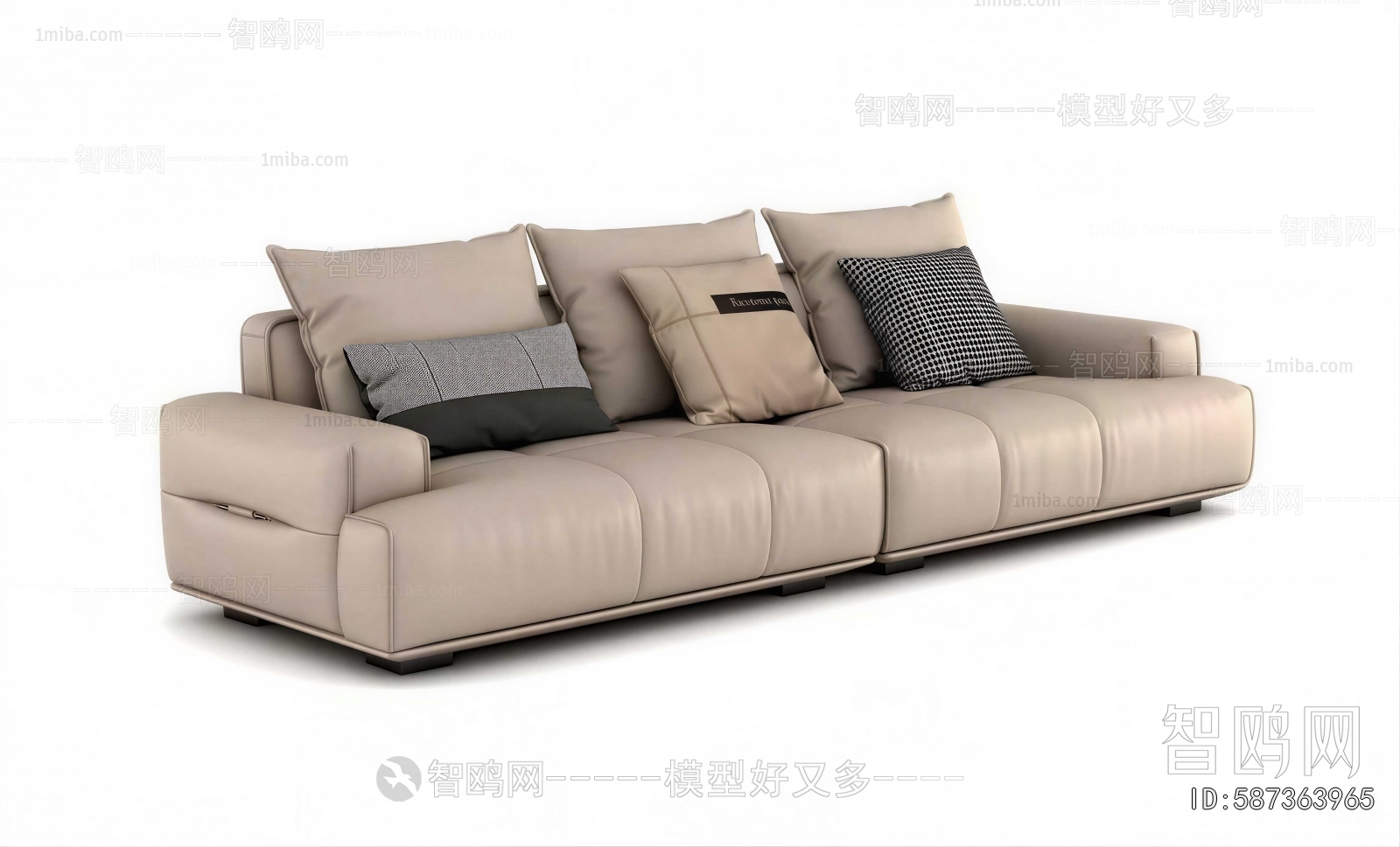 Modern Three-seat Sofa