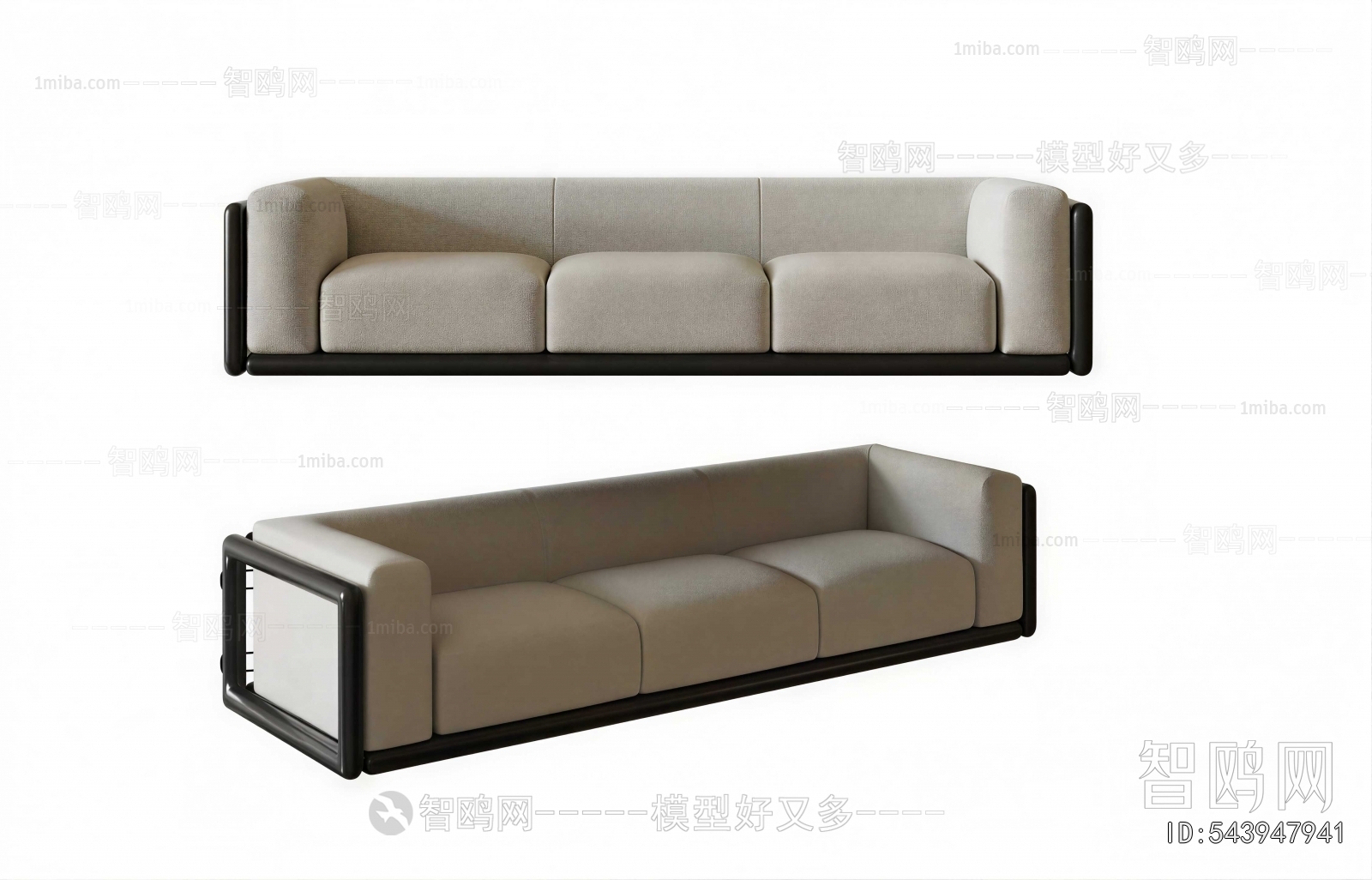 Modern Three-seat Sofa