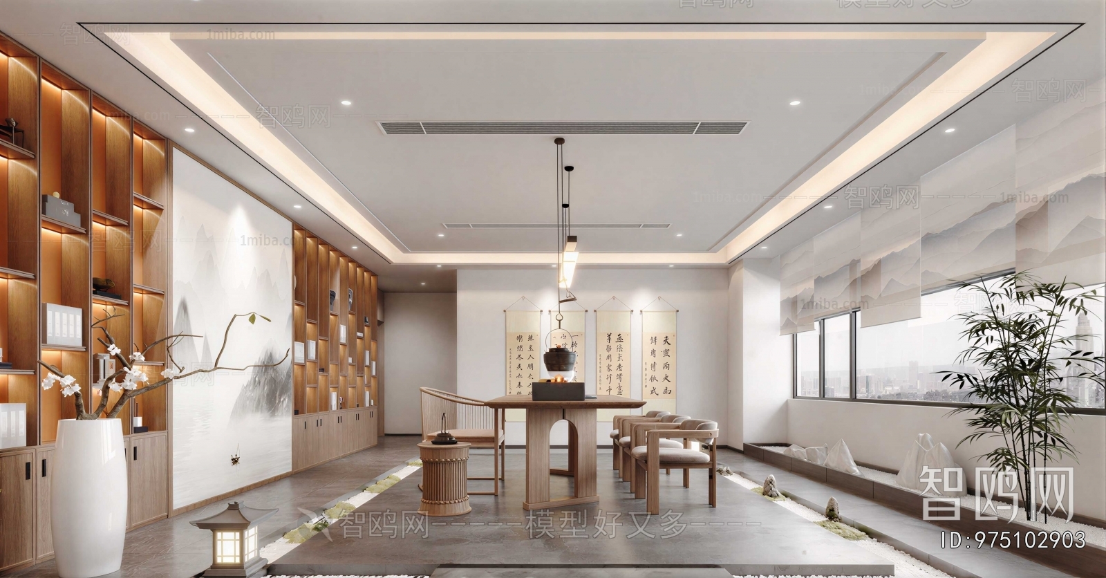 New Chinese Style Teahouse Tea House