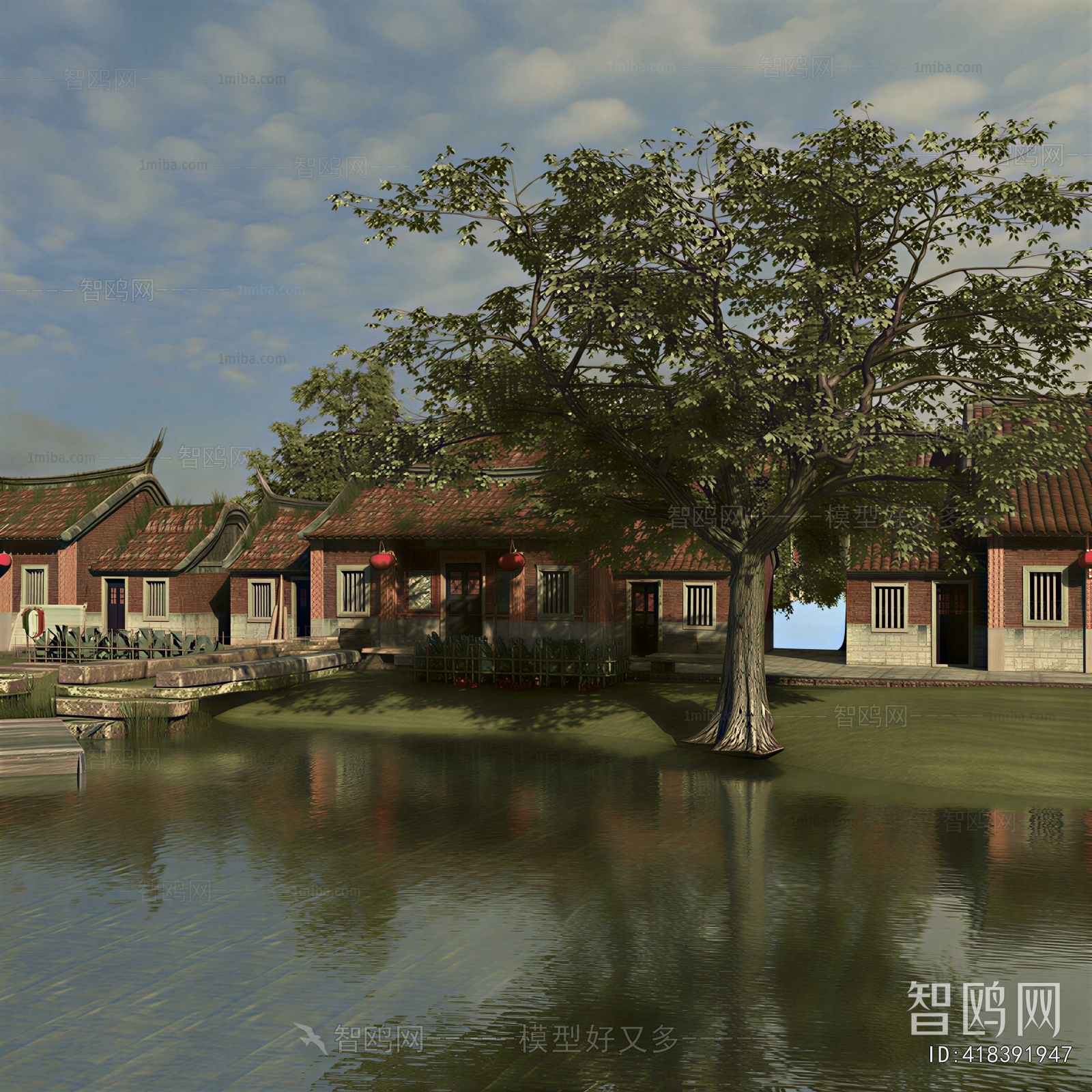 New Chinese Style Courtyard/landscape