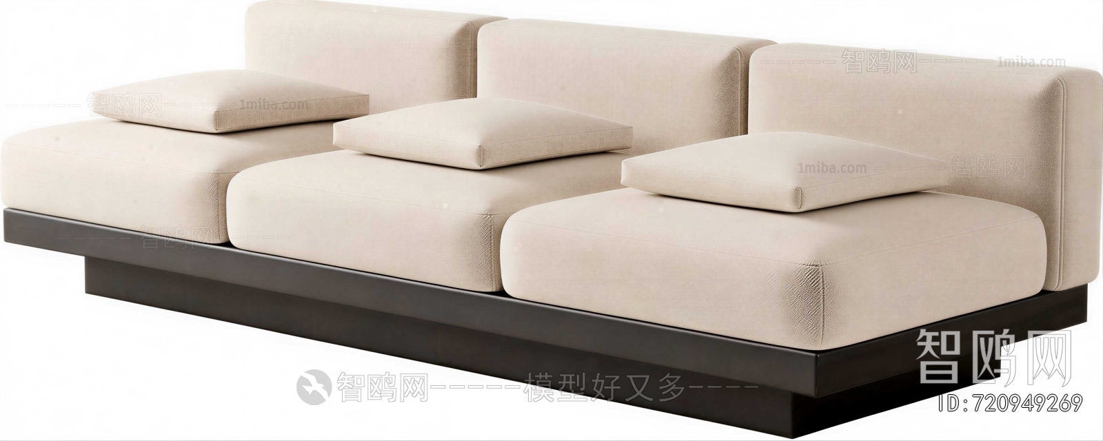 Modern Three-seat Sofa