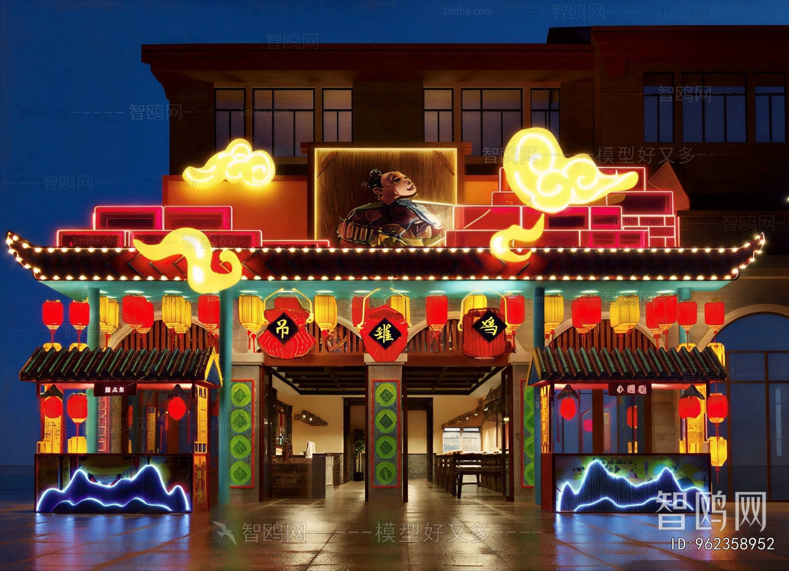 New Chinese Style Facade Element