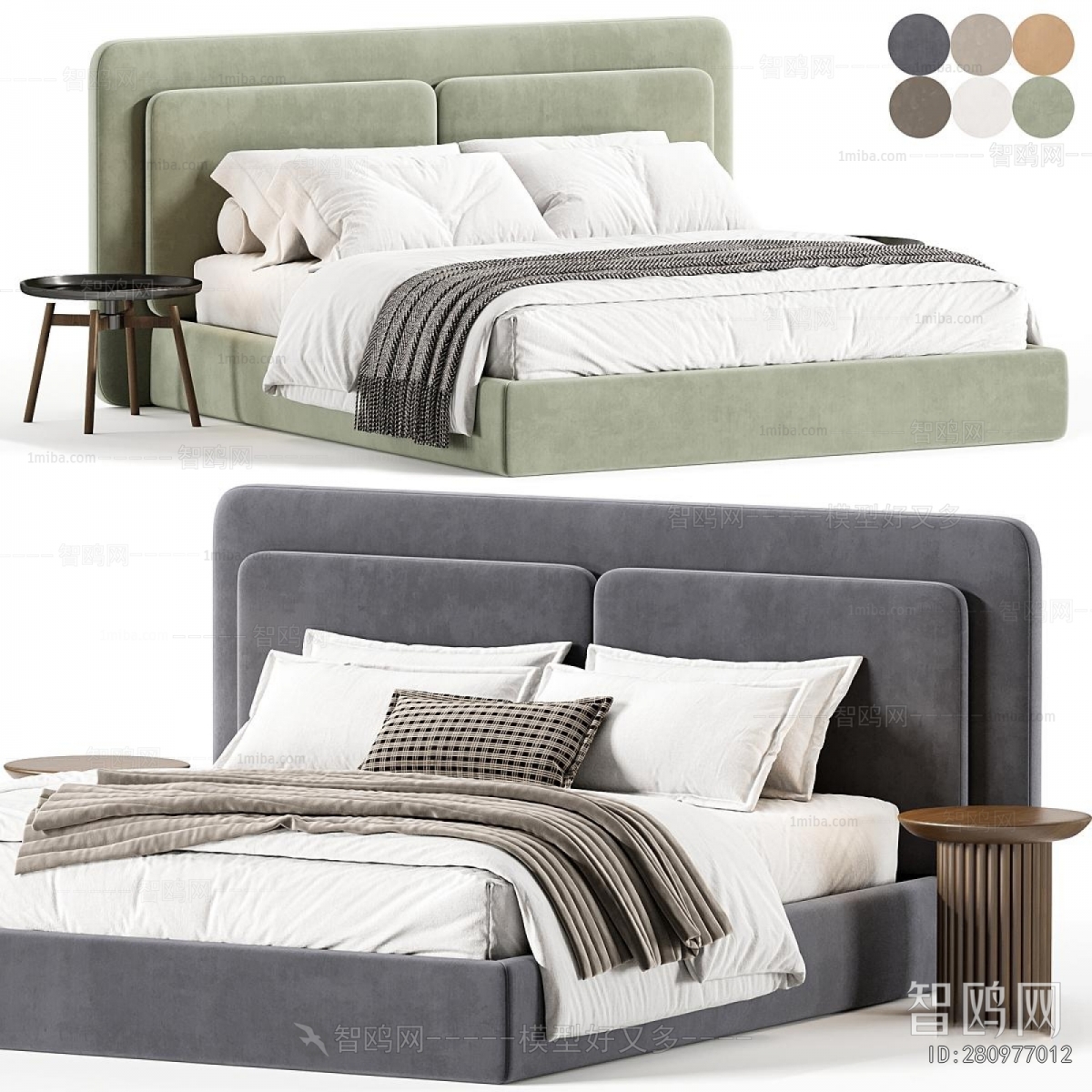 Modern Double Bed