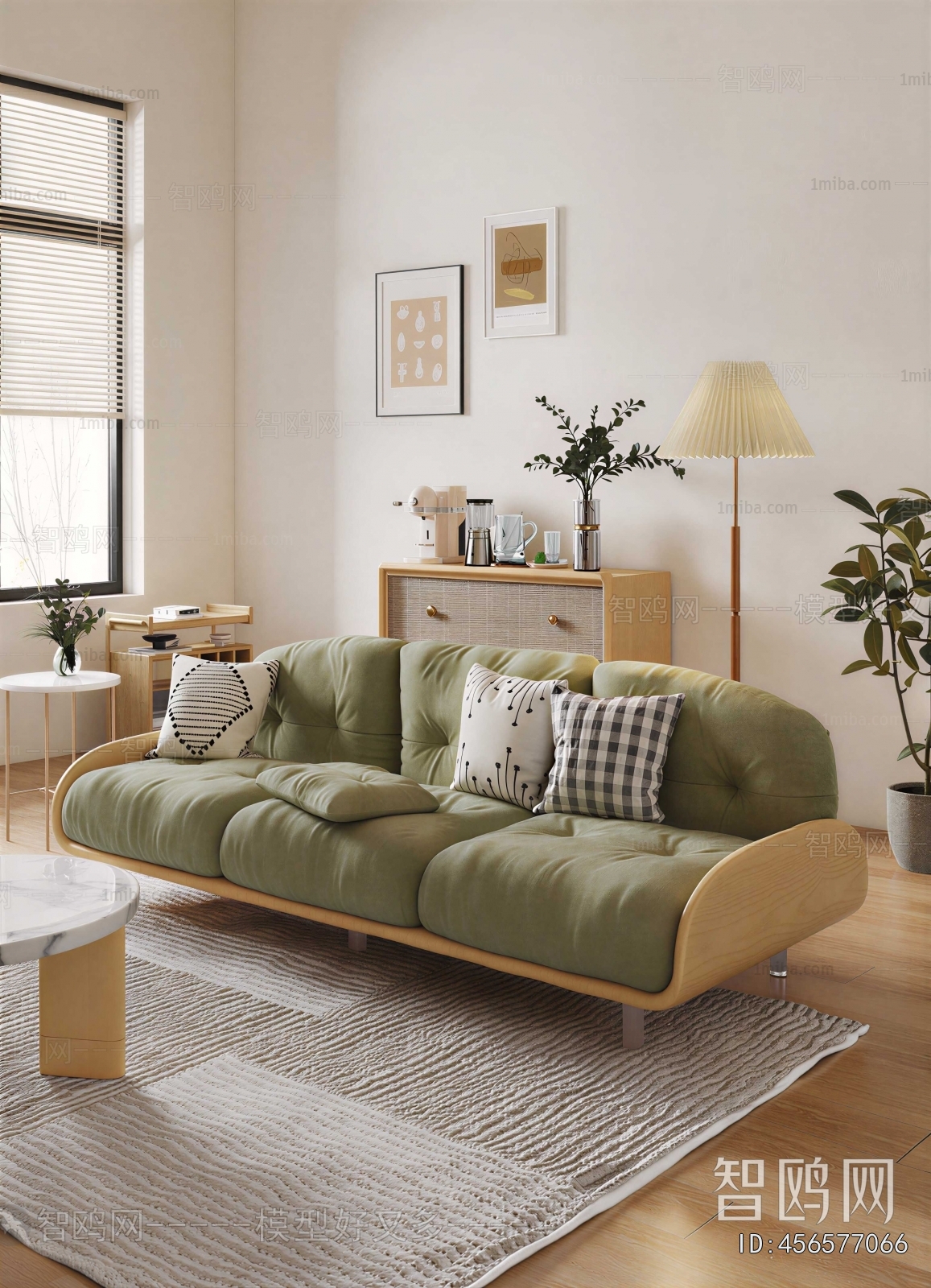 Modern Three-seat Sofa