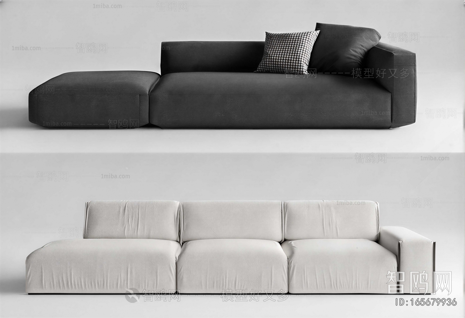 Modern Three-seat Sofa