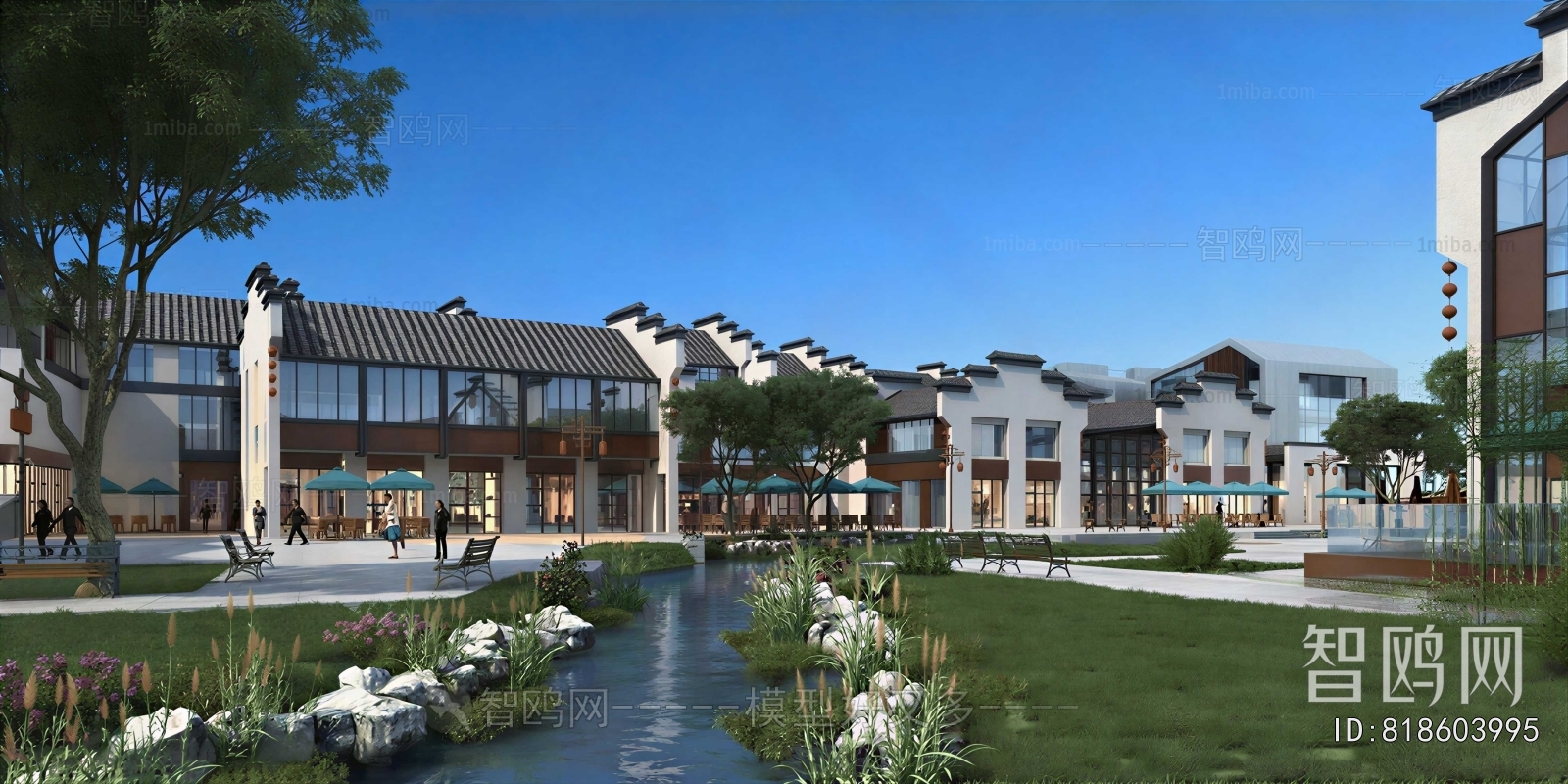 New Chinese Style Courtyard/landscape