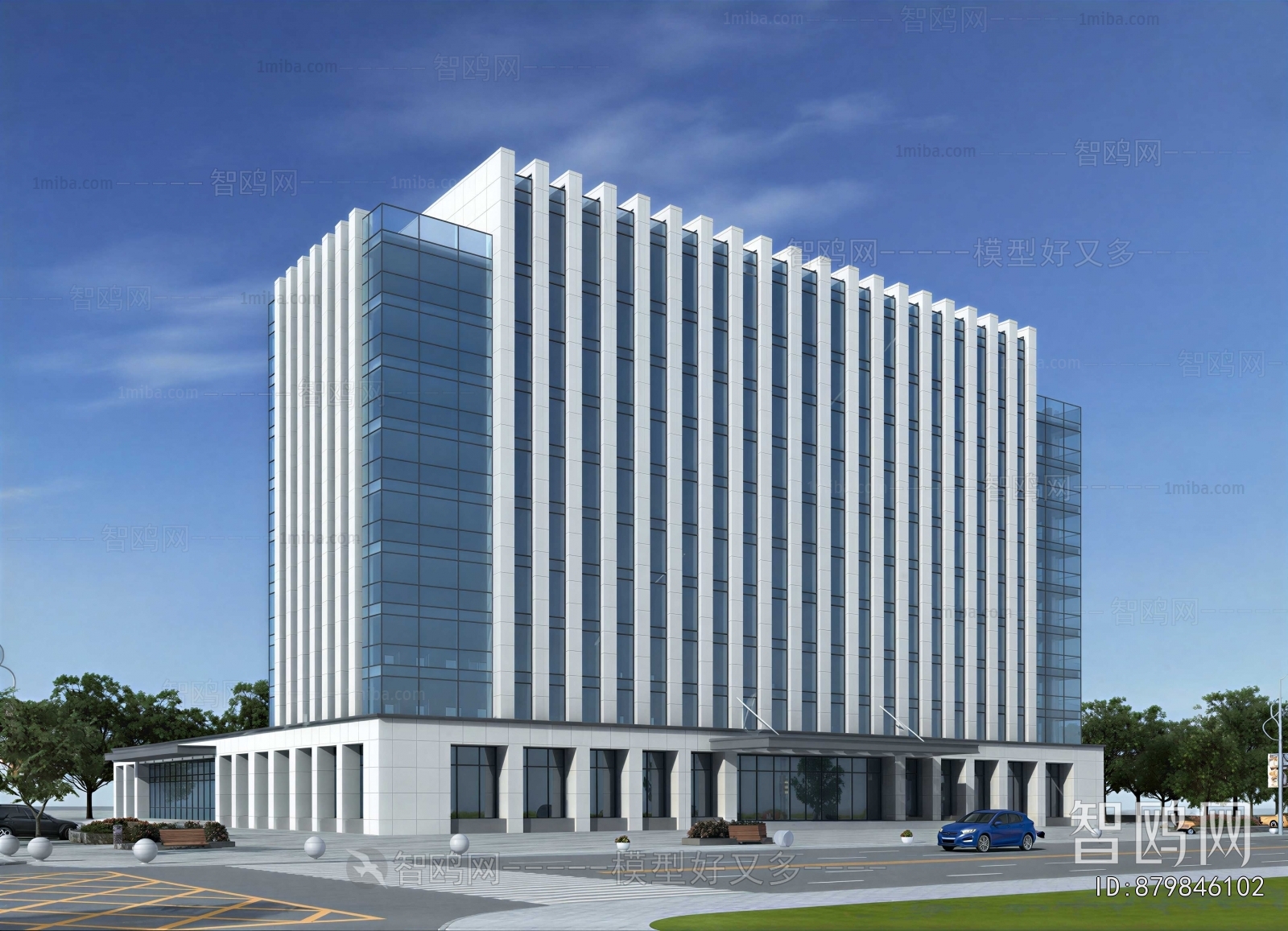 Modern Appearance Of Commercial Building