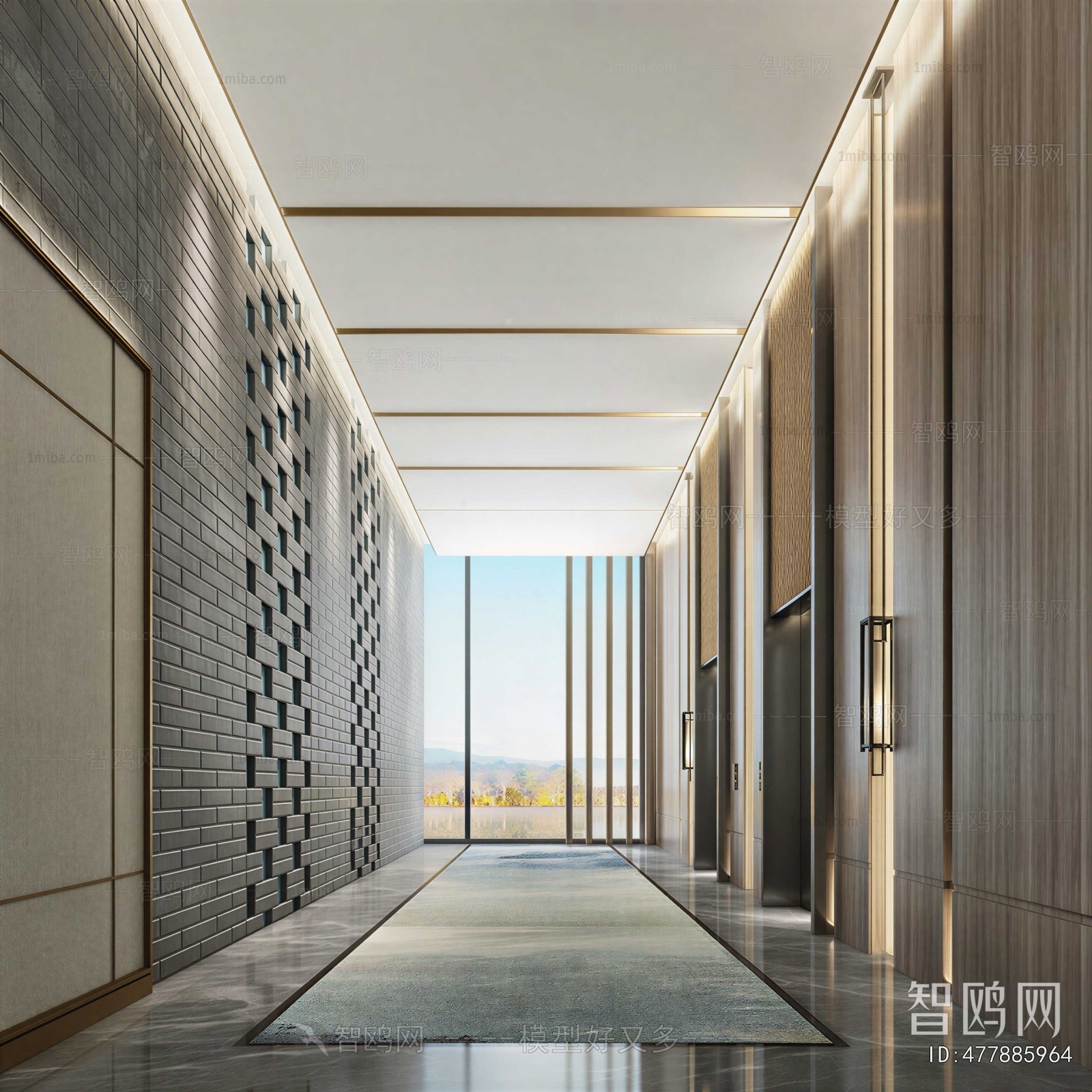 Modern Elevator Hall