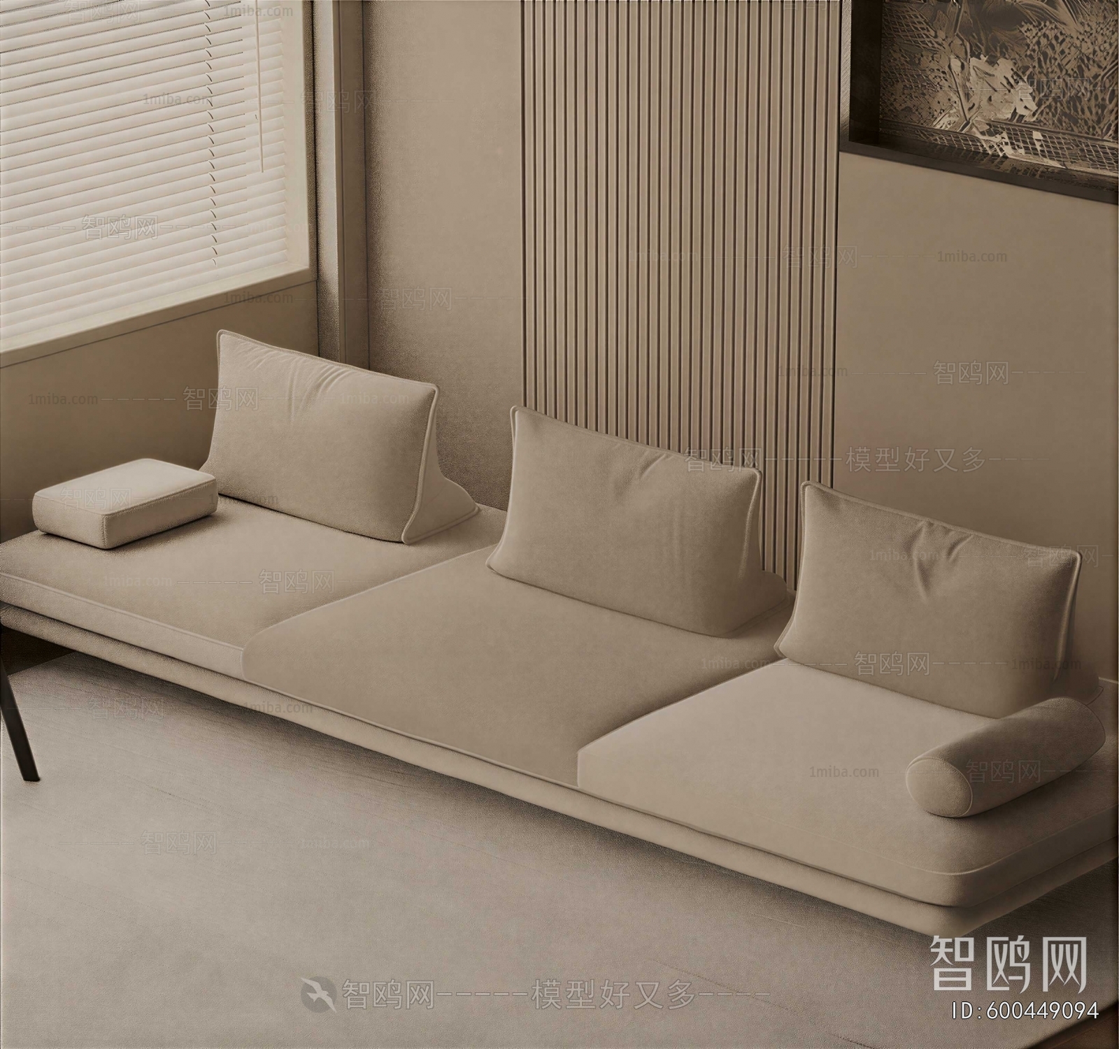 Modern Three-seat Sofa