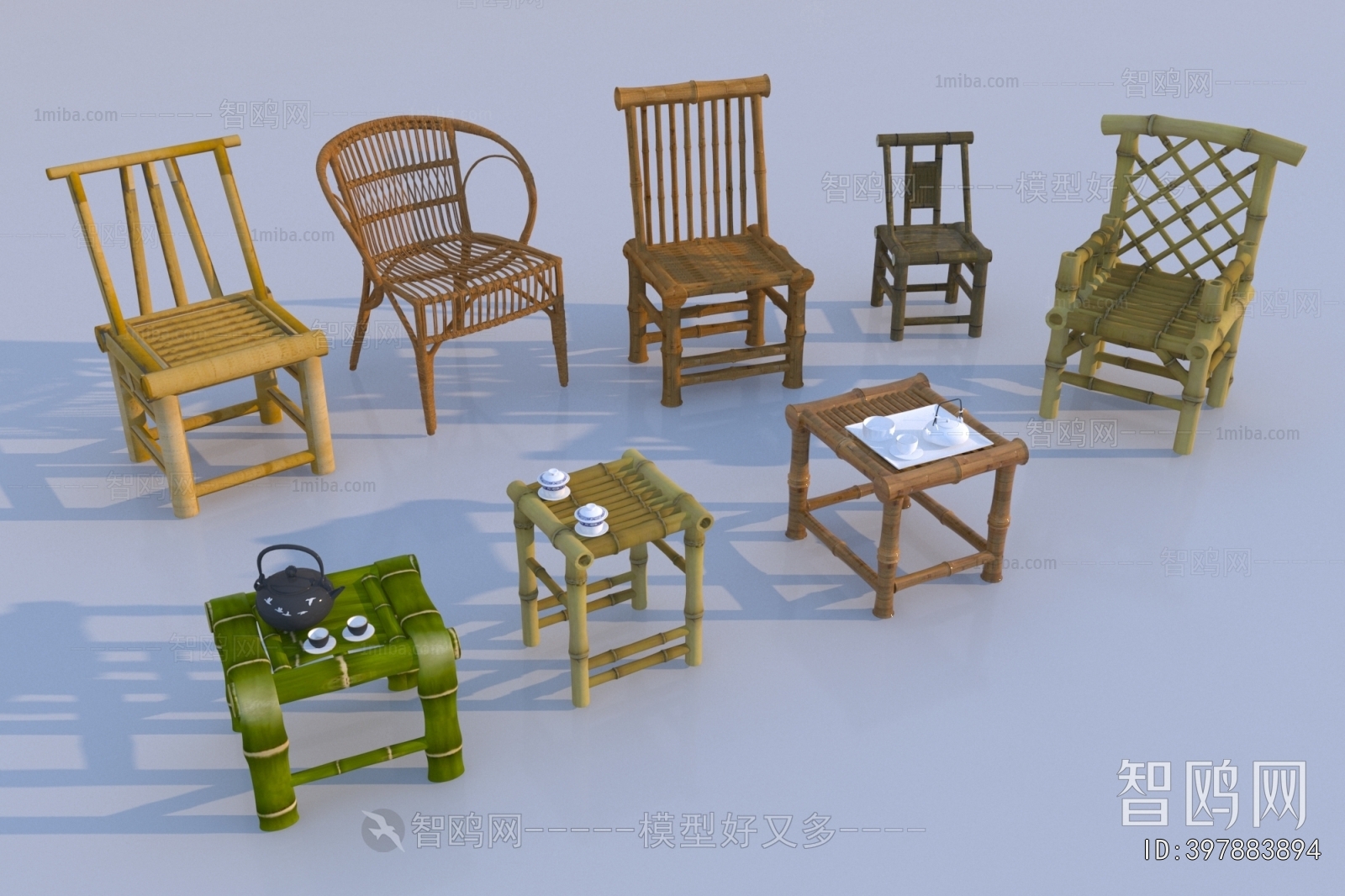 New Chinese Style Lounge Chair