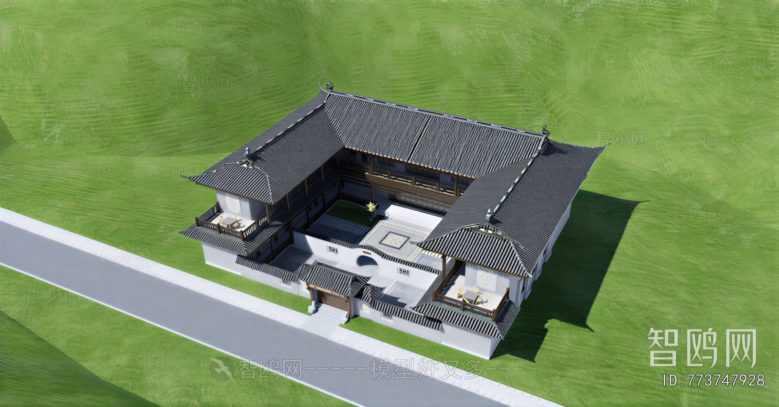 Chinese Style Residential Building