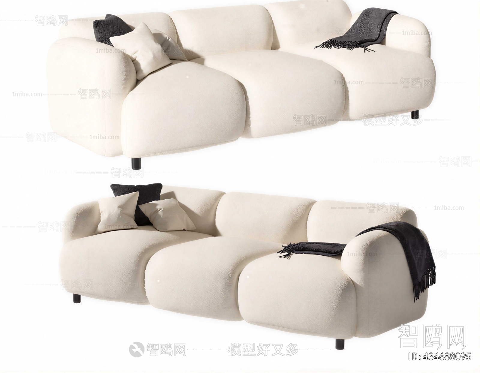 Modern Three-seat Sofa