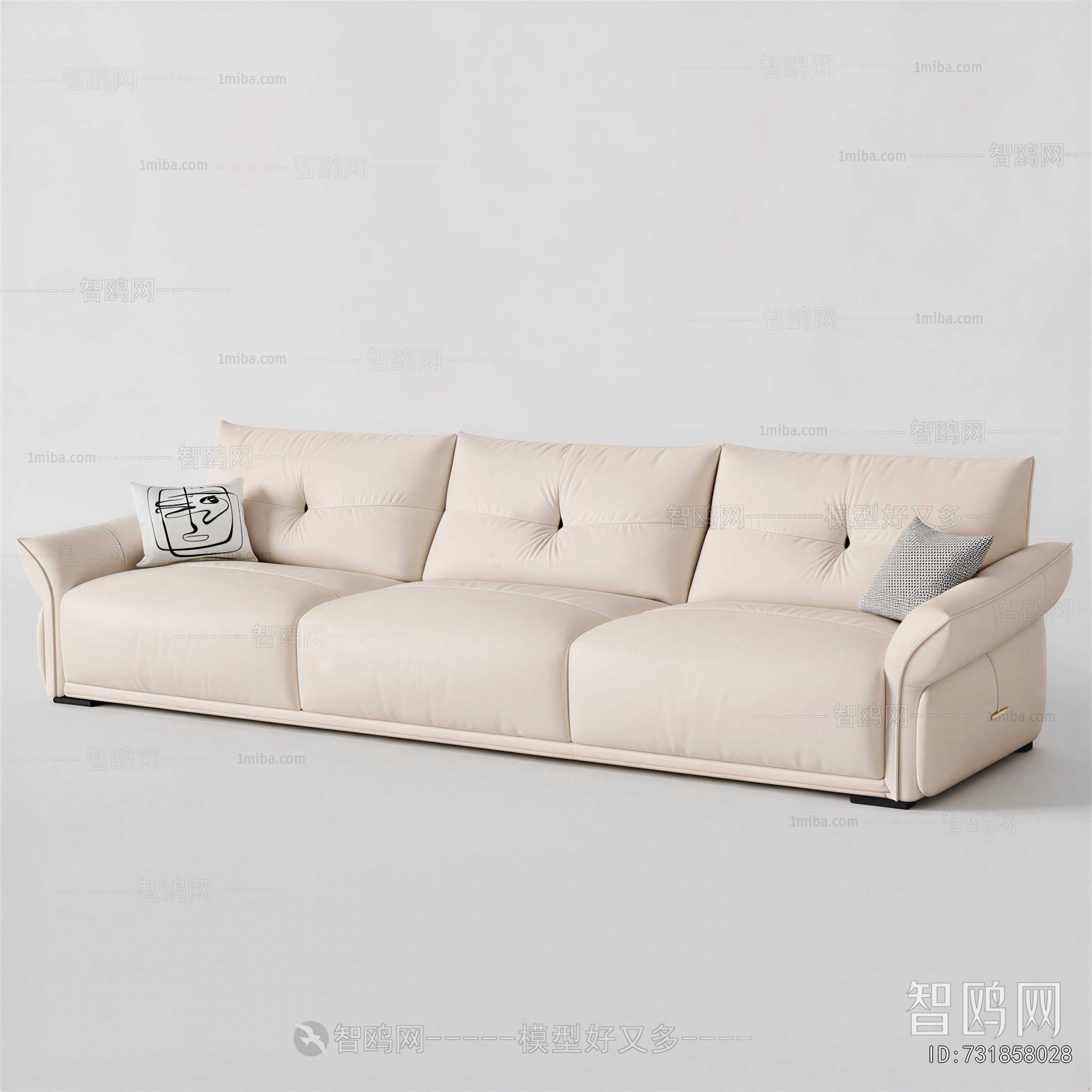 Modern Three-seat Sofa